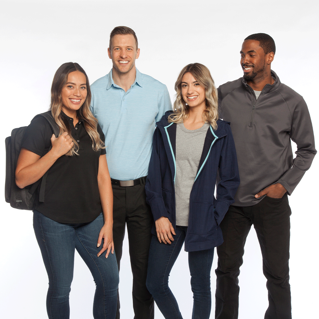 Zusa Men's Charcoal Influencer Quarter Zip - A Sustainable Style Sensation