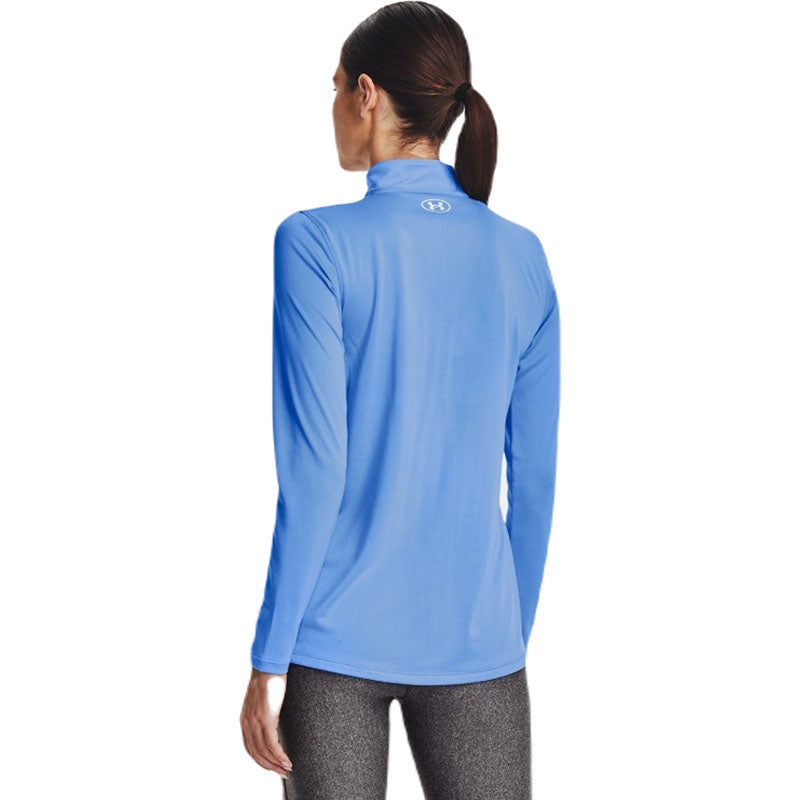 Under Armour Women's Stylish Carolina Blue/White Team Tech 1/2 Zip