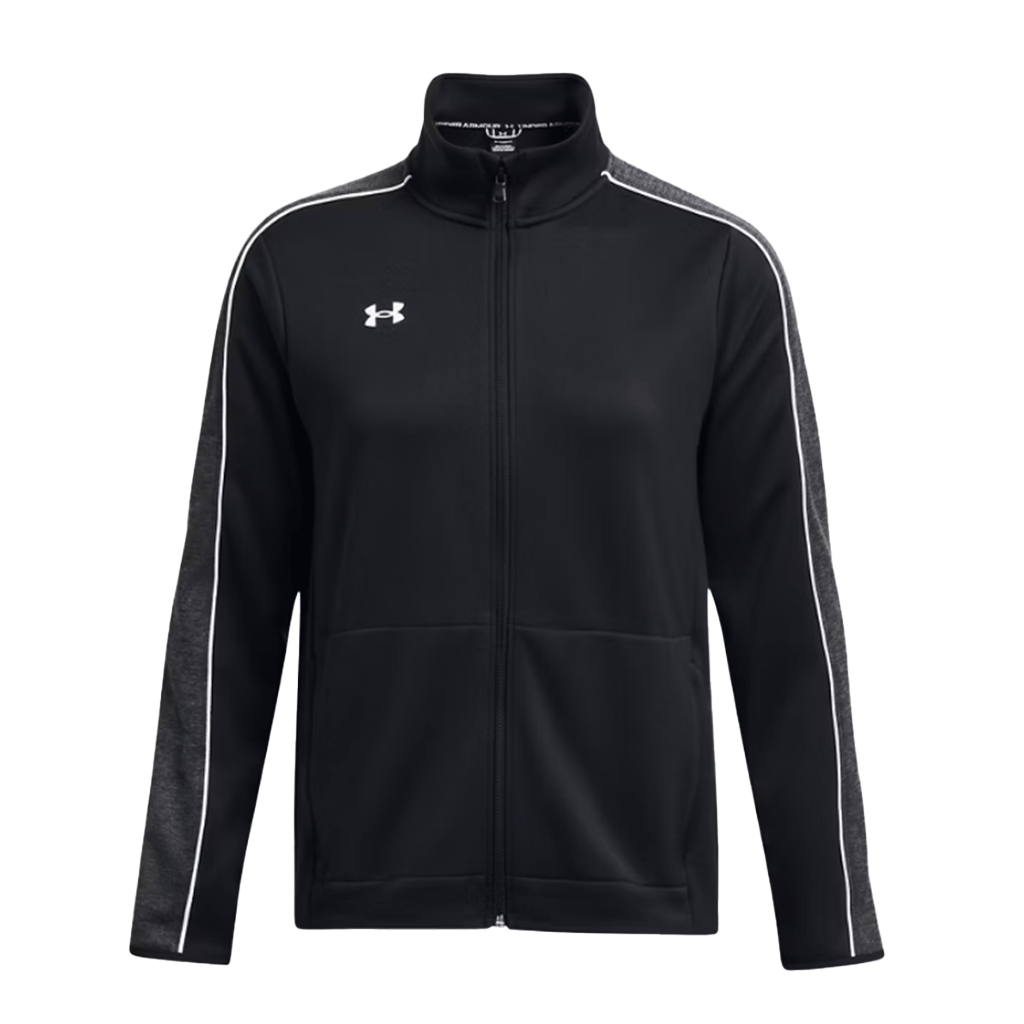 Under Armour Women's Stunning Black Command Full-Zip Warm-Up