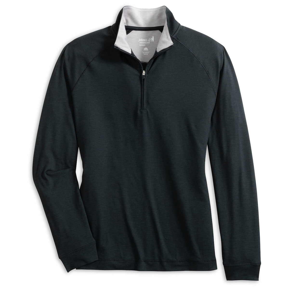 Johnnie-O Women's Stunning Black Freeborne 1/4 Zip: A Must - Have Corporate Attire