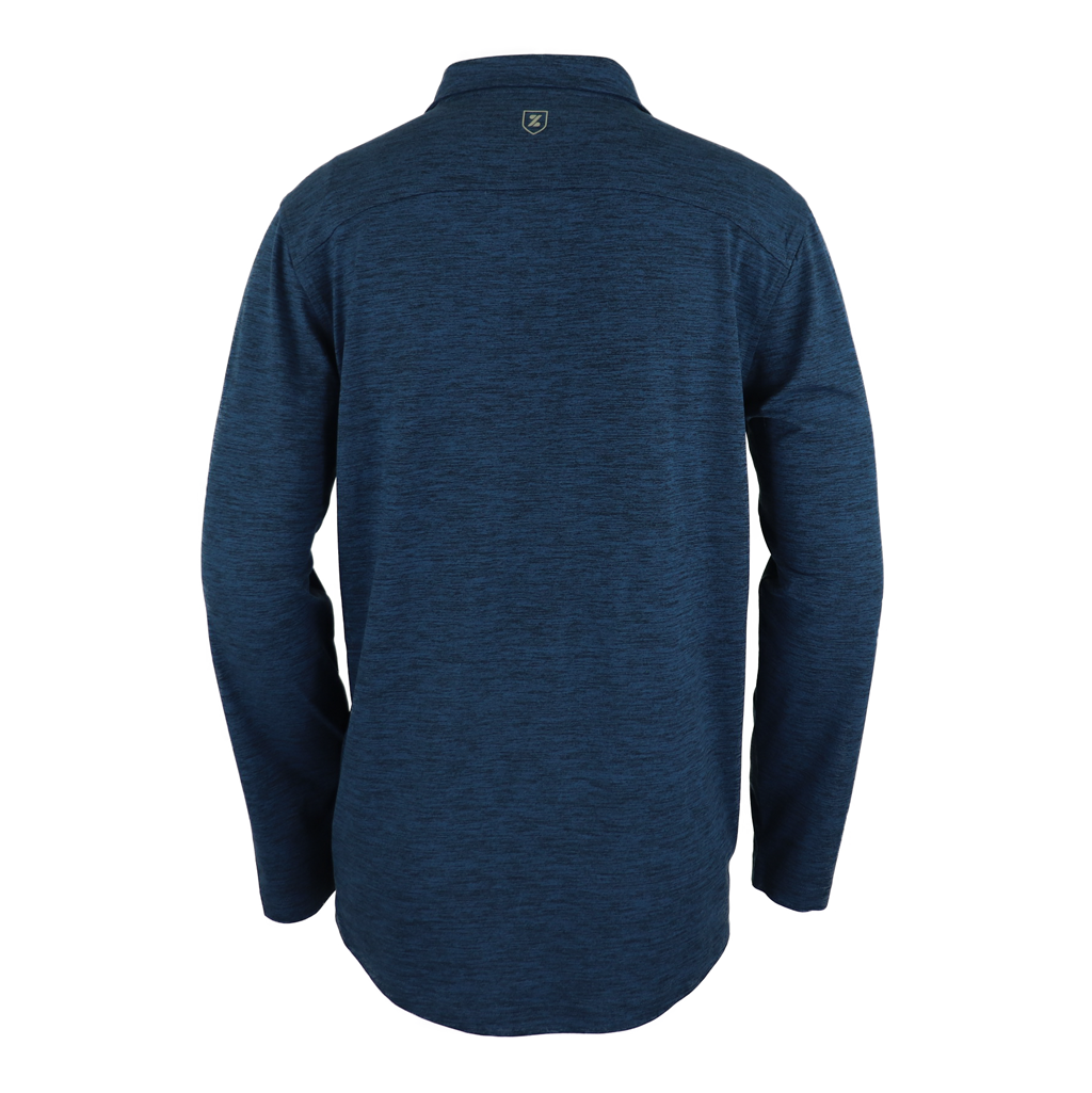 Zusa Men's Navy Heather 48-Hour Brisk Quarter Zip - Your Ideal Activewear