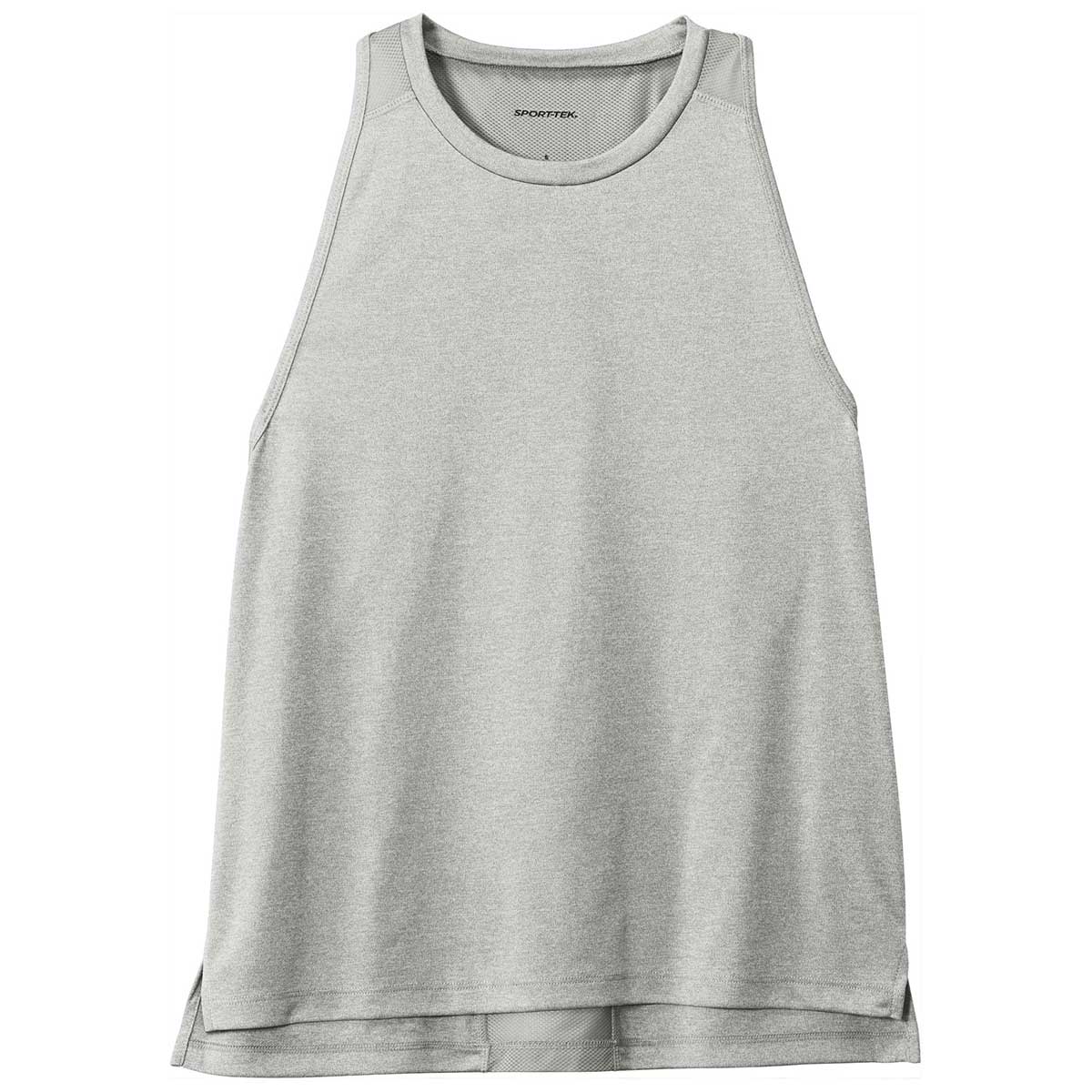 Sport-Tek Women's Stylish Light Grey Heather/Light Grey Endeavor Workout Tank