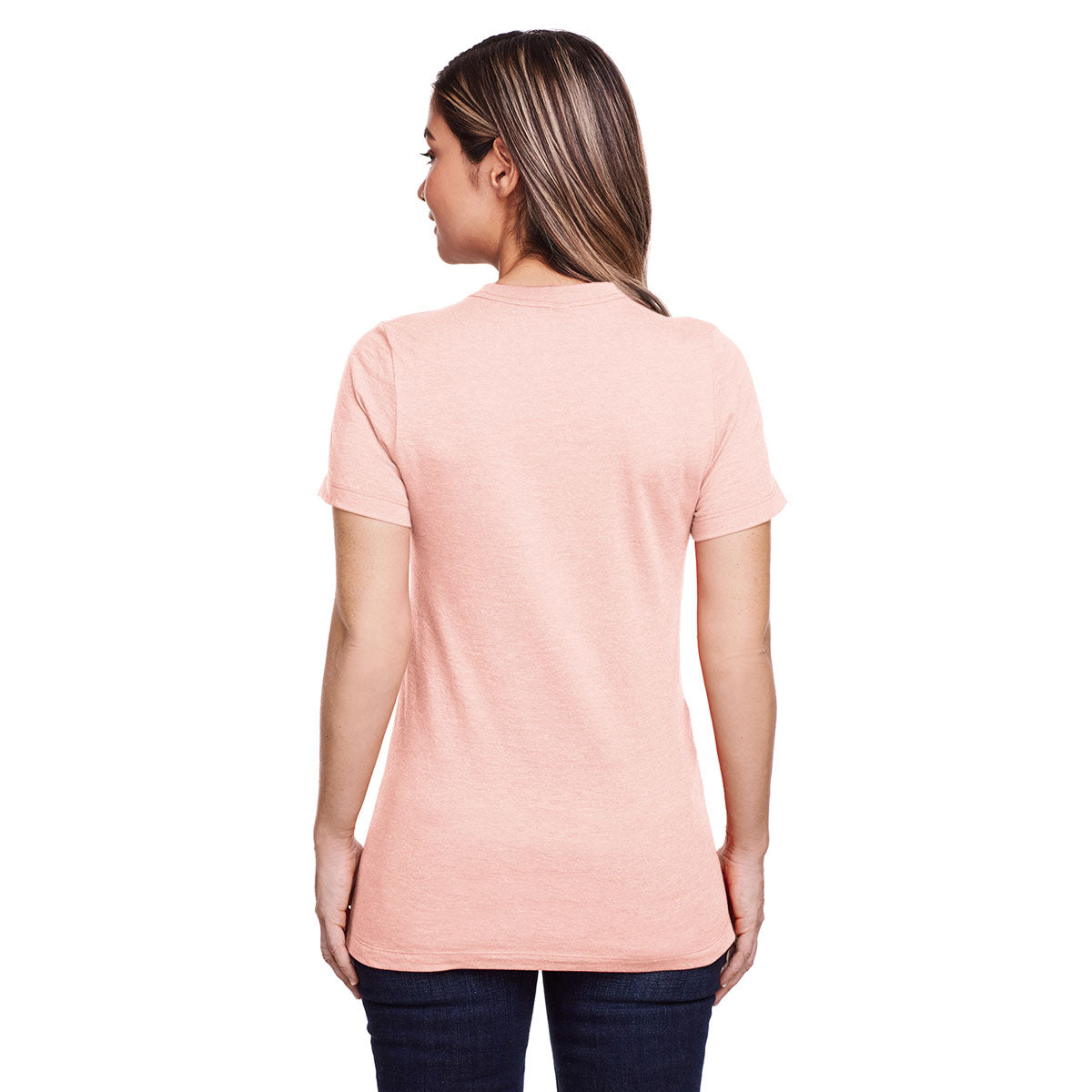 Gildan Women's Stunning Dusty Rose Softstyle CVC T-Shirt