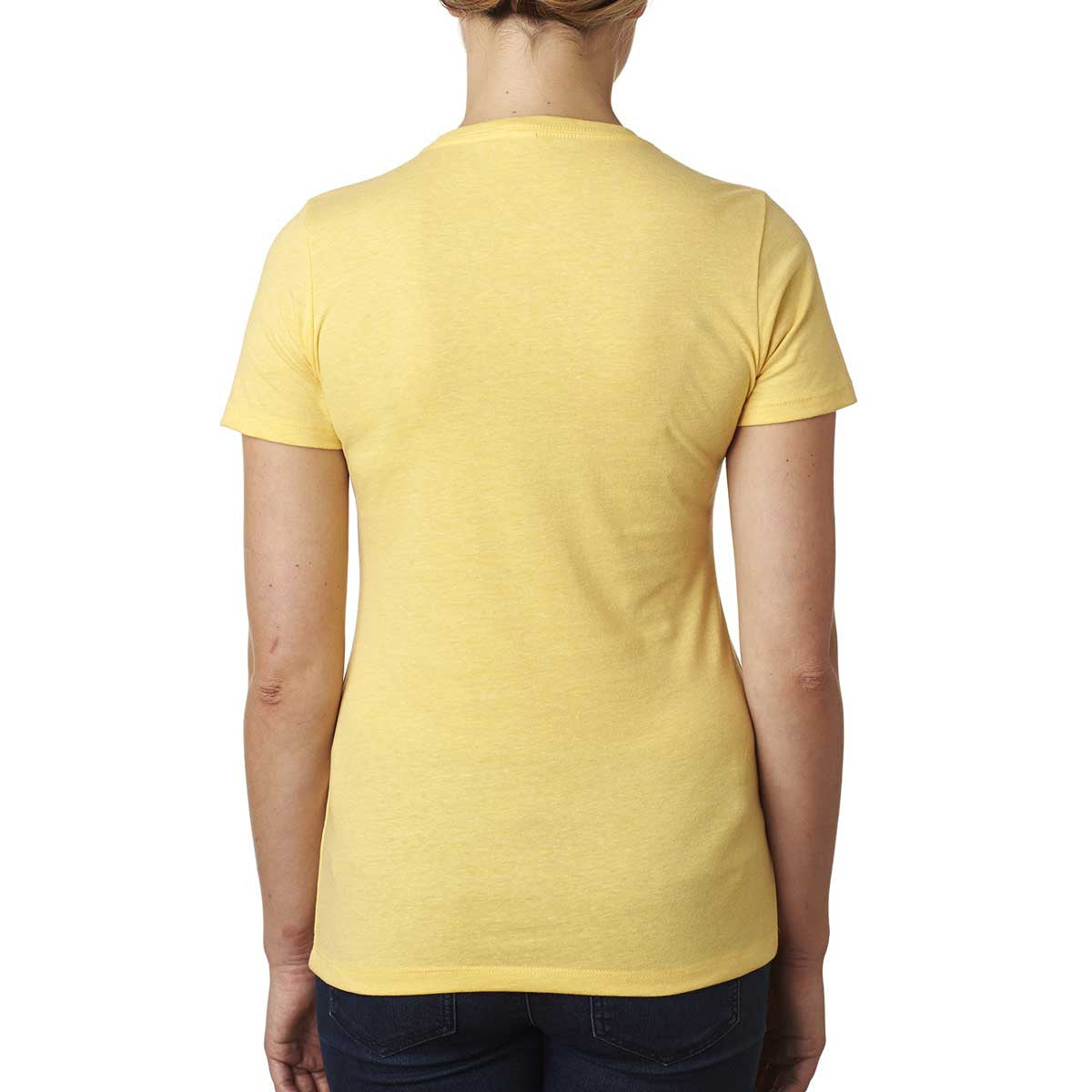 Next Level Women's Banana Cream CVC Crew Tee - A Fashionable Must-Have!