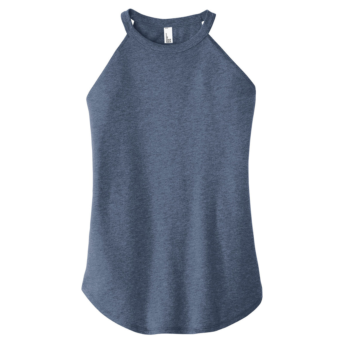 District Women's Navy Frost Stylish Tri Rocker Tank - A Must - Have for Corporate Races