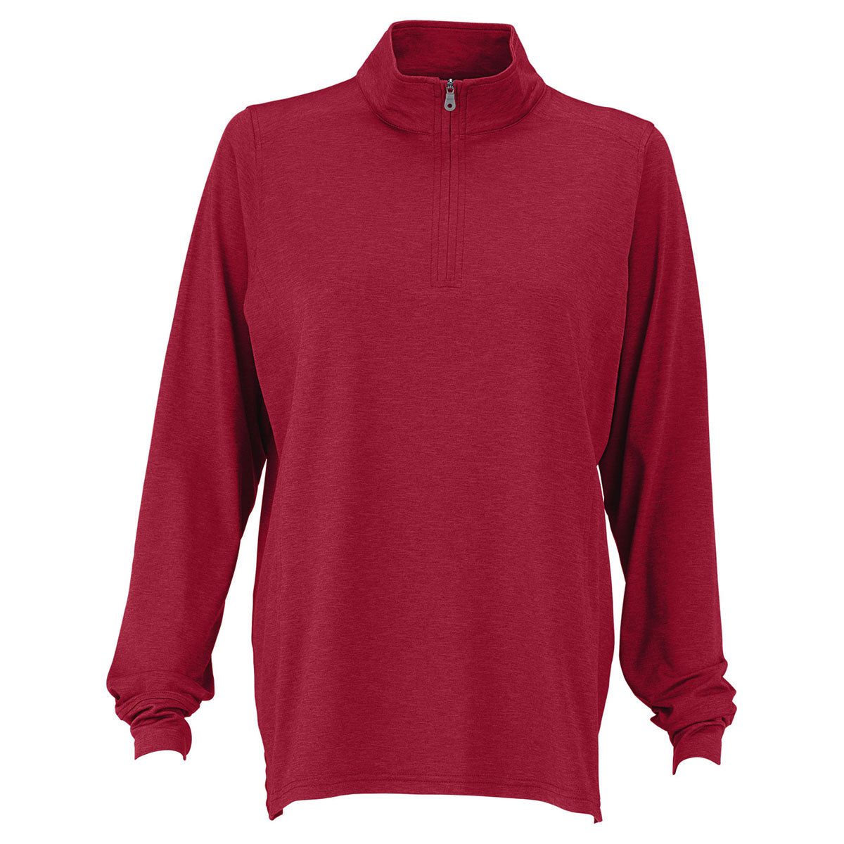 Vantage Women's Red Zen Golf Sport Pullover - Stand Out in Style!