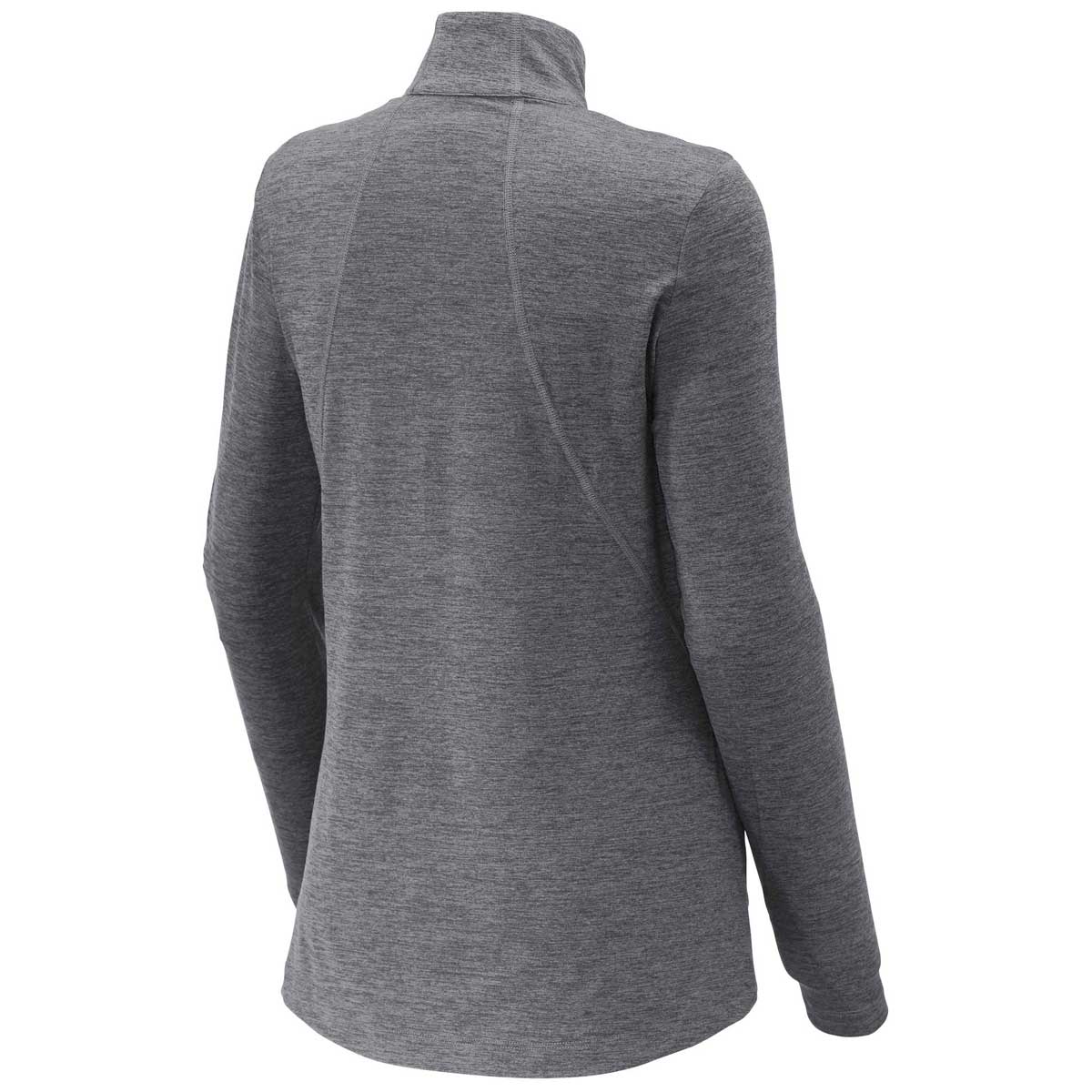 Sport-Tek Women's Grey Heather Exchange 1.5 Long Sleeve Half Zip - The Ultimate Activewear