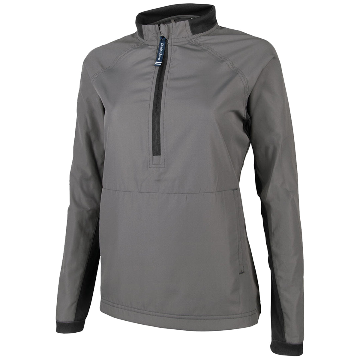 Charles River Women's Stunning Grey/Black Bunker Windshirt
