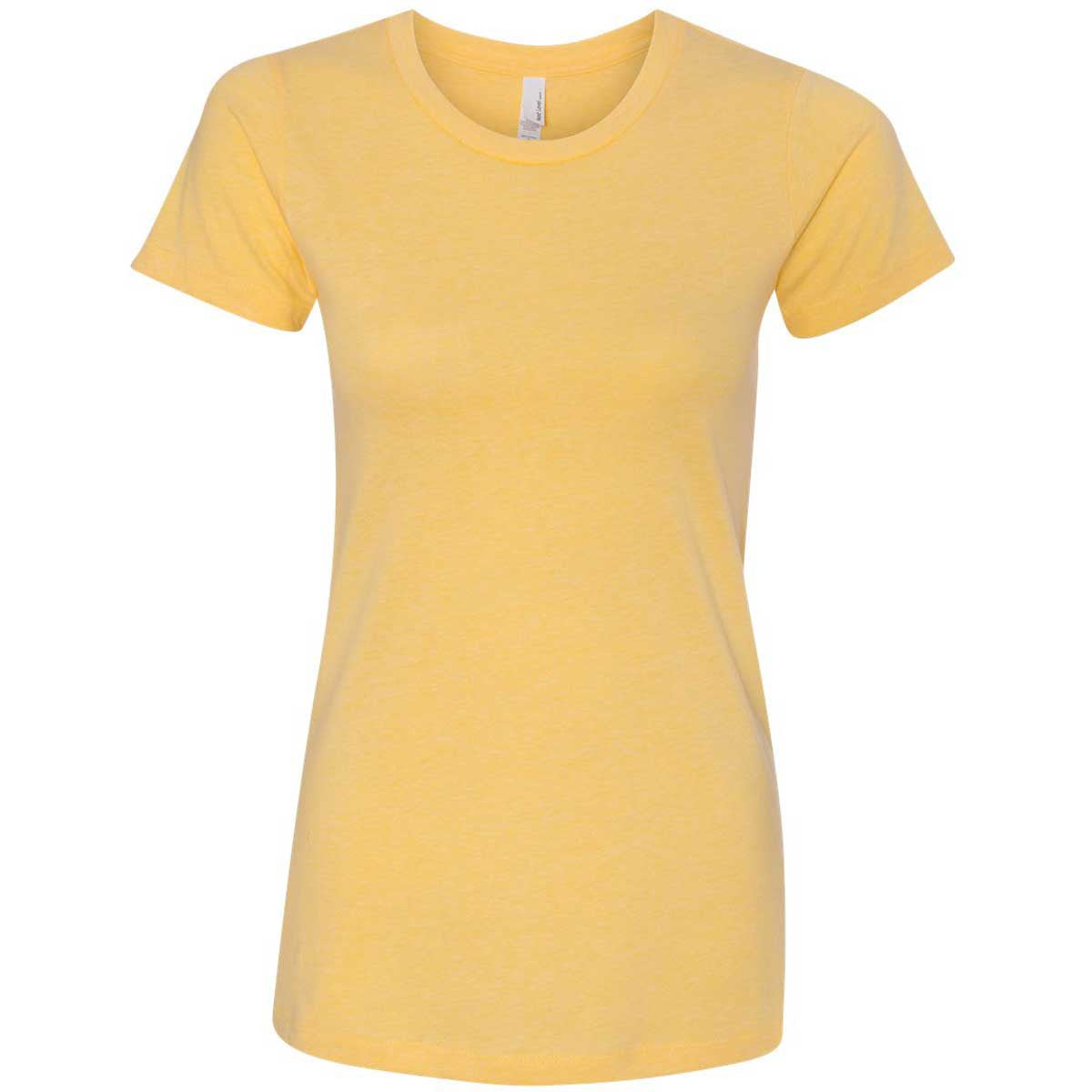 Next Level Women's Banana Cream CVC Crew Tee - A Fashionable Must-Have!