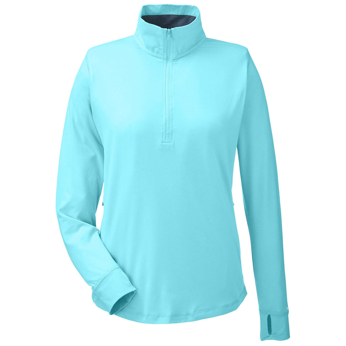 Nautica Women's Sea Mist Saltwater Stylish Quarter-Zip Pullover