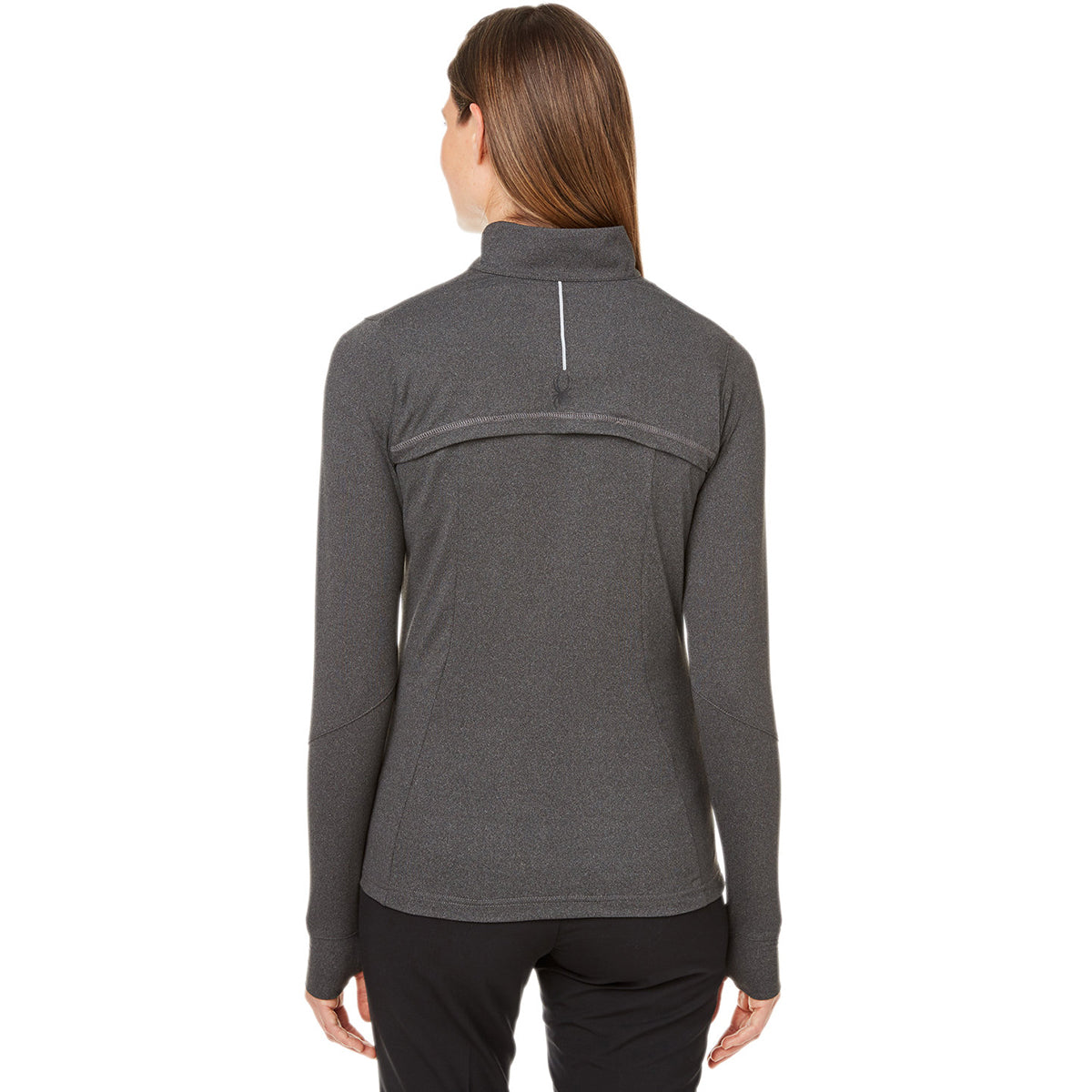 Spyder Women's Black Frost Spyre Quarter-Zip: Stylish and Functional Activewear