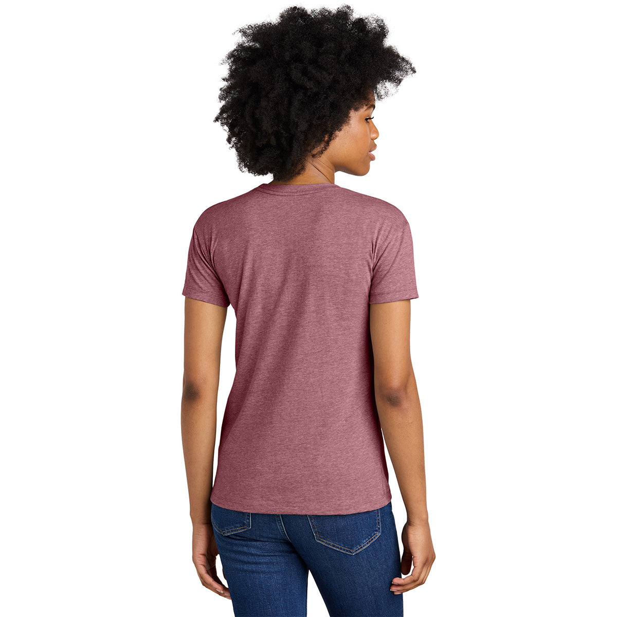 Next Level Women's Stunning Heather Mauve CVC Relaxed Tee