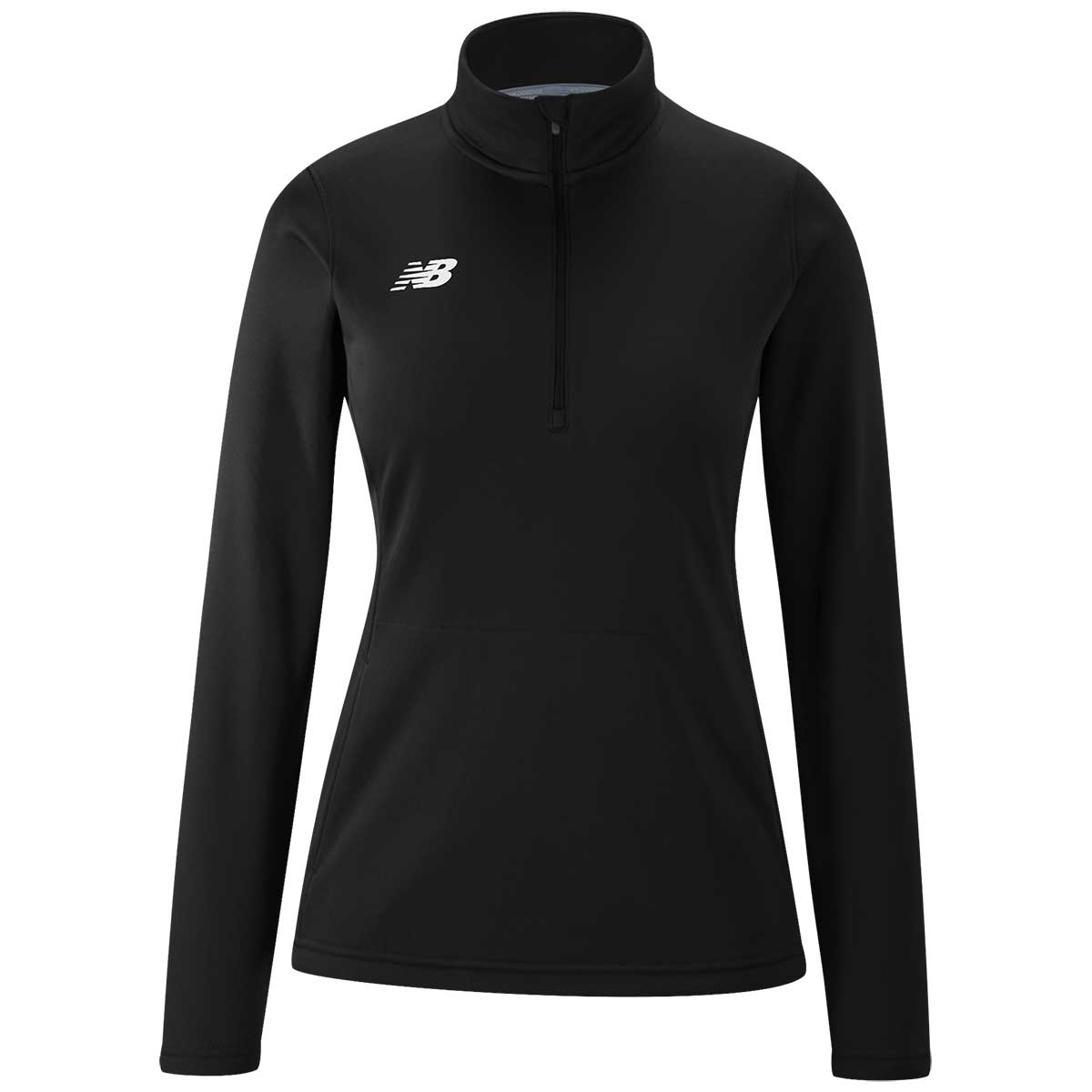 New Balance Women's Stylish Black Thermal Half Zip