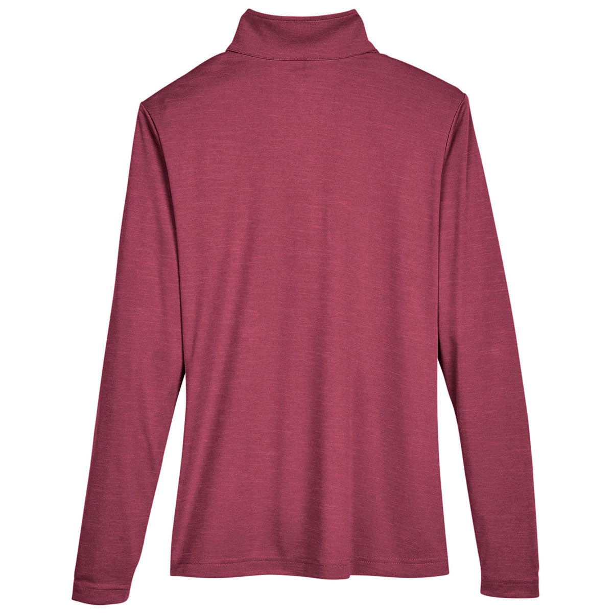 Team 365 Women's Maroon Heather Sonic Performance Quarter-Zip: A Dreamy Sports Apparel