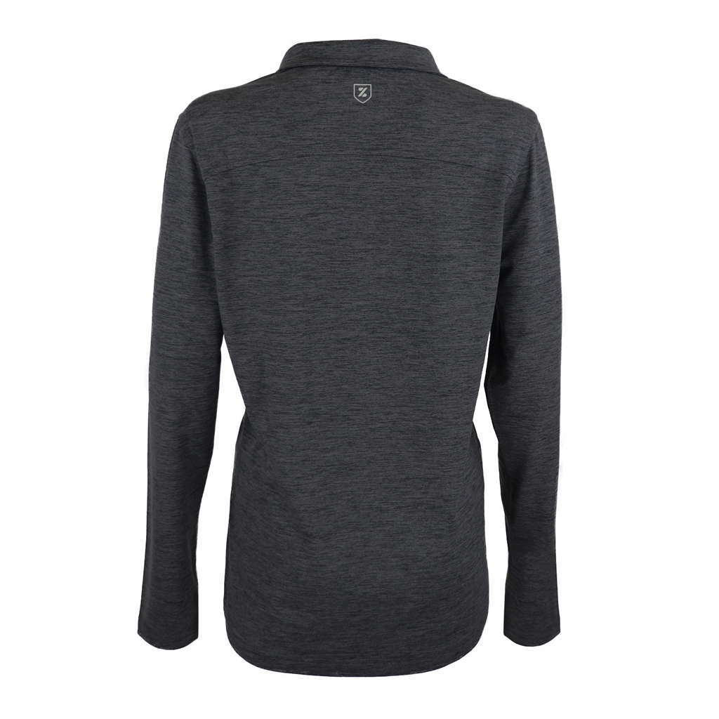 Zusa Women's 48-Hour Charcoal Heather Brisk Quarter Zip: A Must-Have Activewear!
