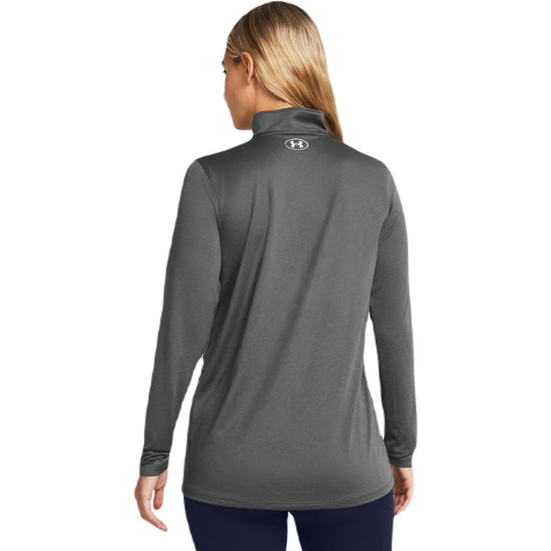 Under Armour Women's Castlerock/White Team Tech 1/2 Zip - Ideal for Daily Adventures