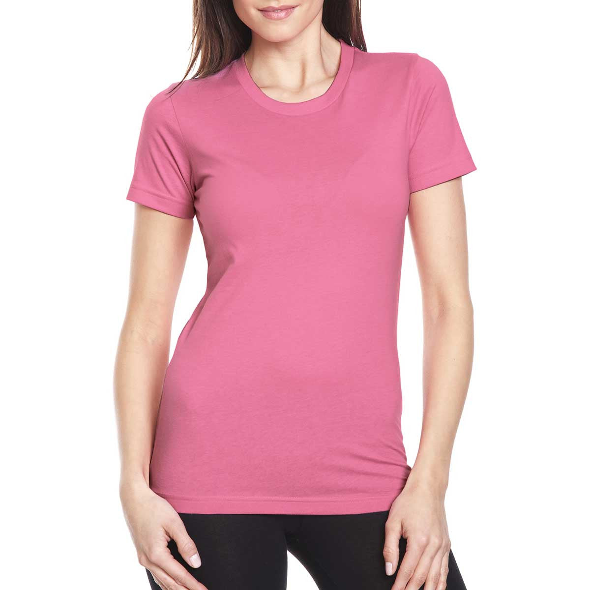 Next Level Women's Stunning Hot Pink Boyfriend Tee