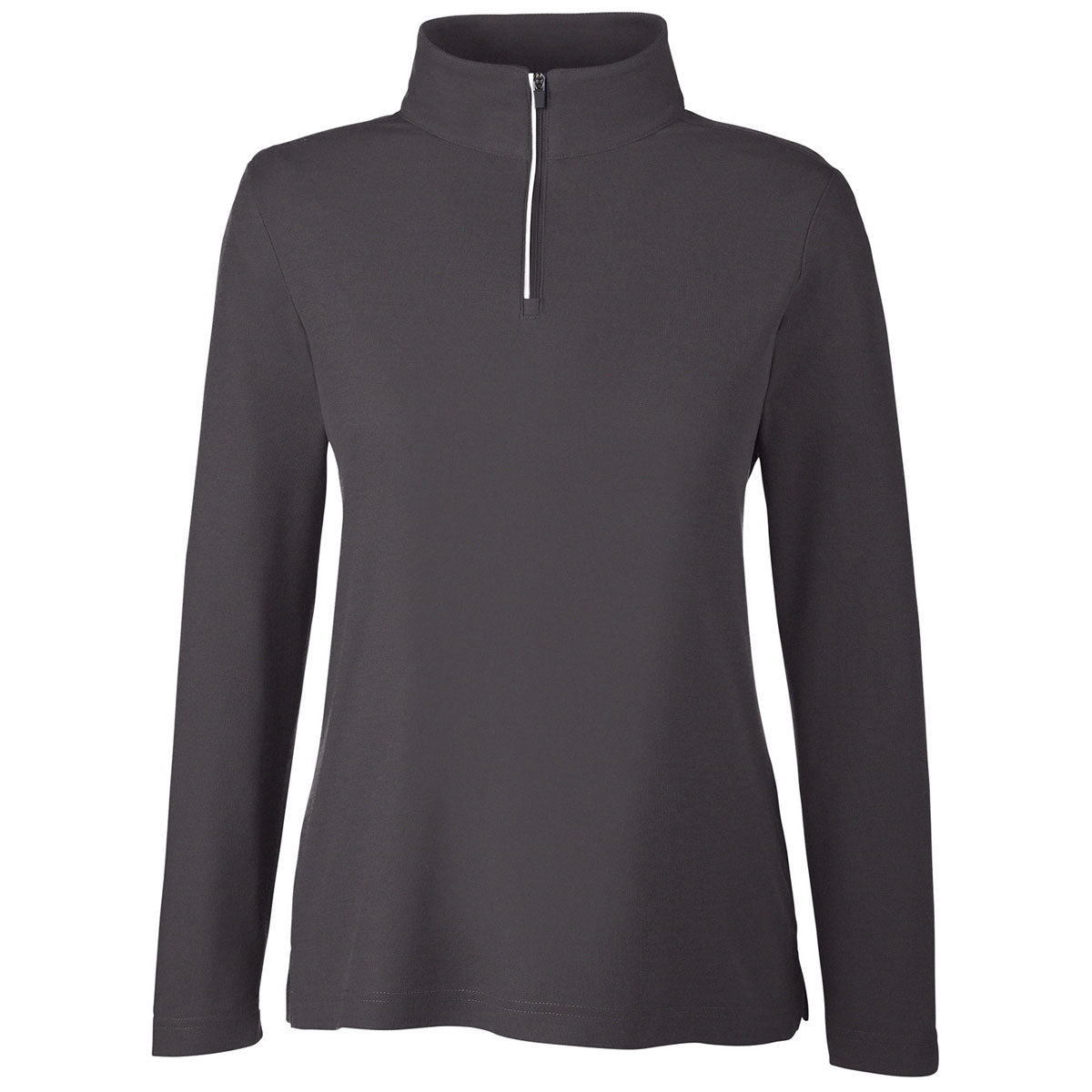 Core 365 Women's Carbon Fusion ChromaSoft Pique Quarter-Zip: Stylish & Functional Apparel