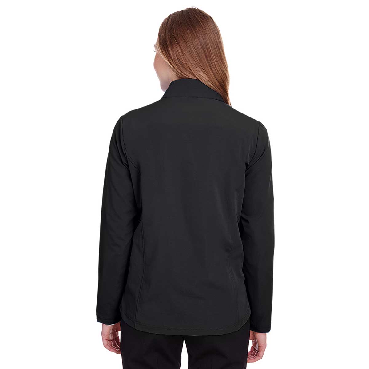 North End Women's Black/Carbon Quest Stretch Quarter-Zip - The Ultimate Customizable Jacket