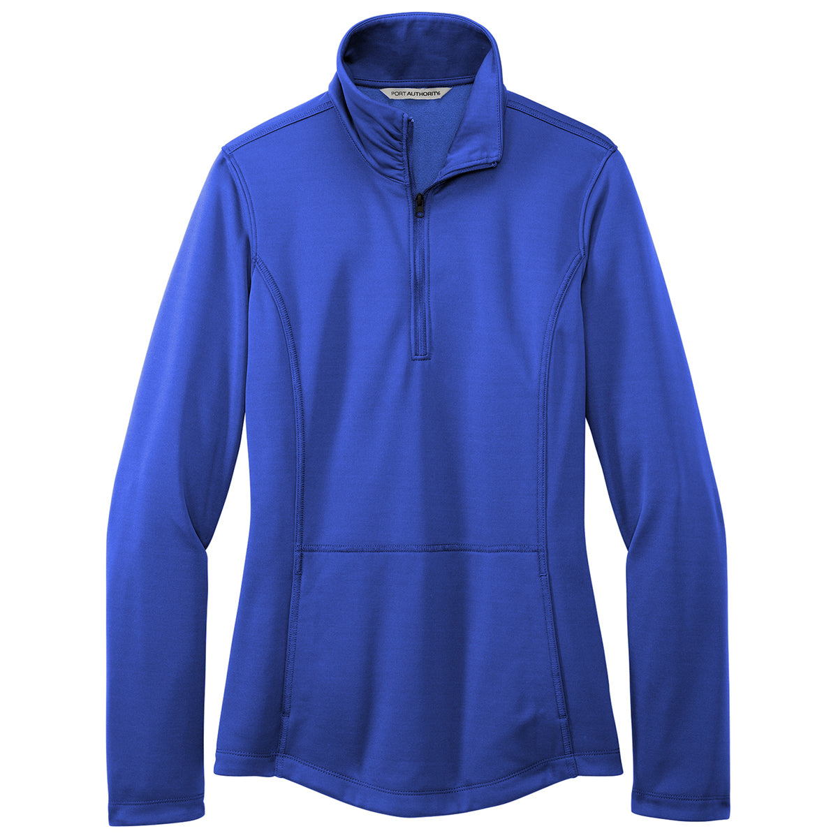 Port Authority Women's True Royal Smooth 1/4-Zip Fleece - A Comfort Classic