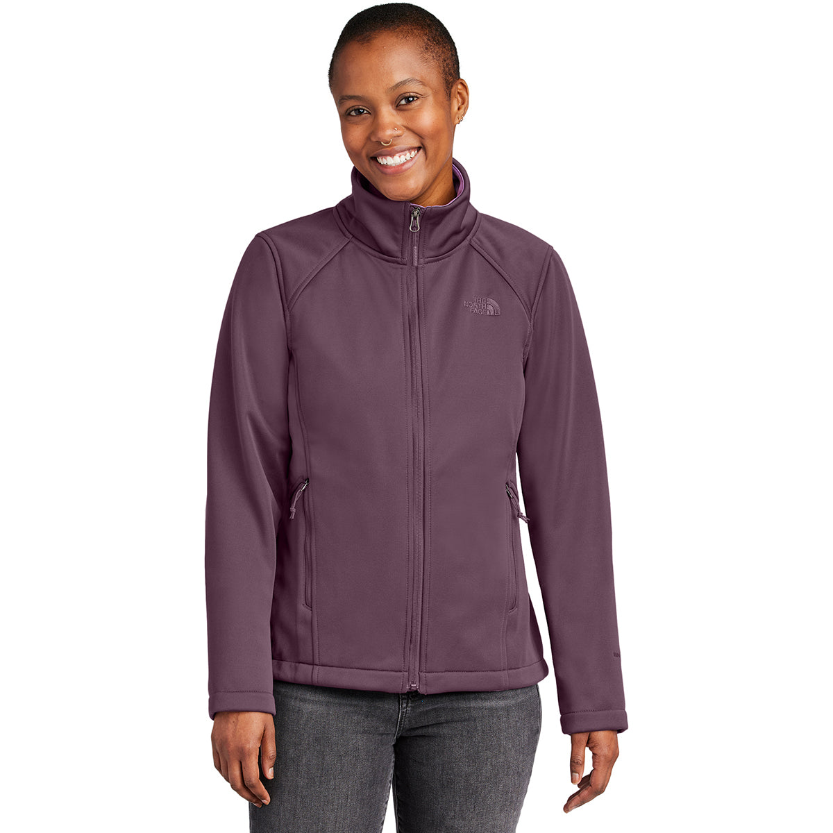The North Face Women's Blackberry Wine Ridgewall Soft Shell Jacket: Stylish & Functional