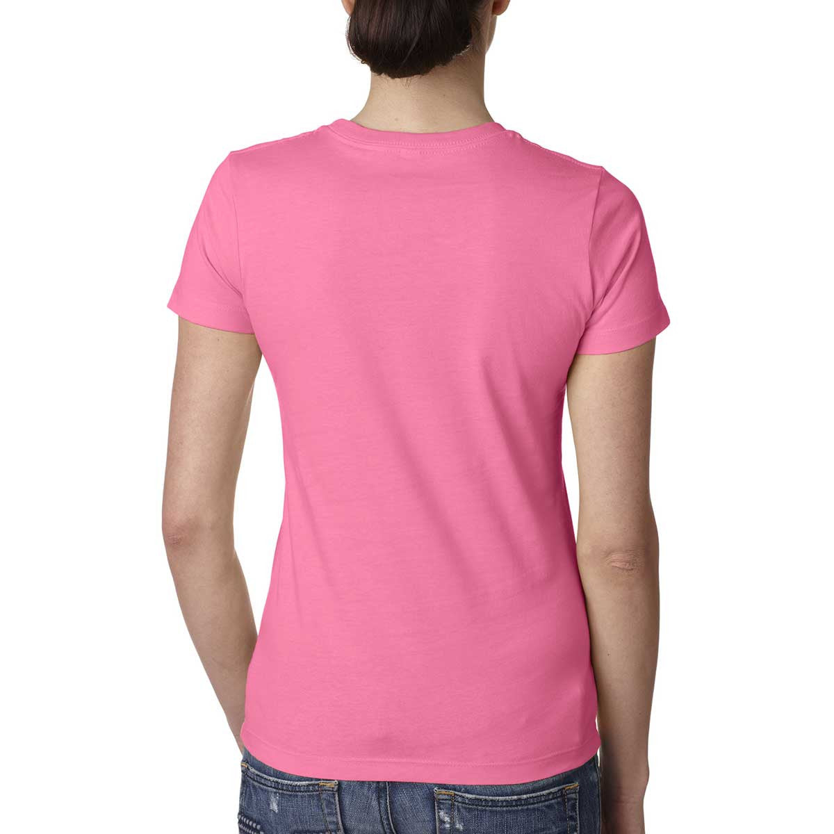 Next Level Women's Stunning Hot Pink Boyfriend Tee