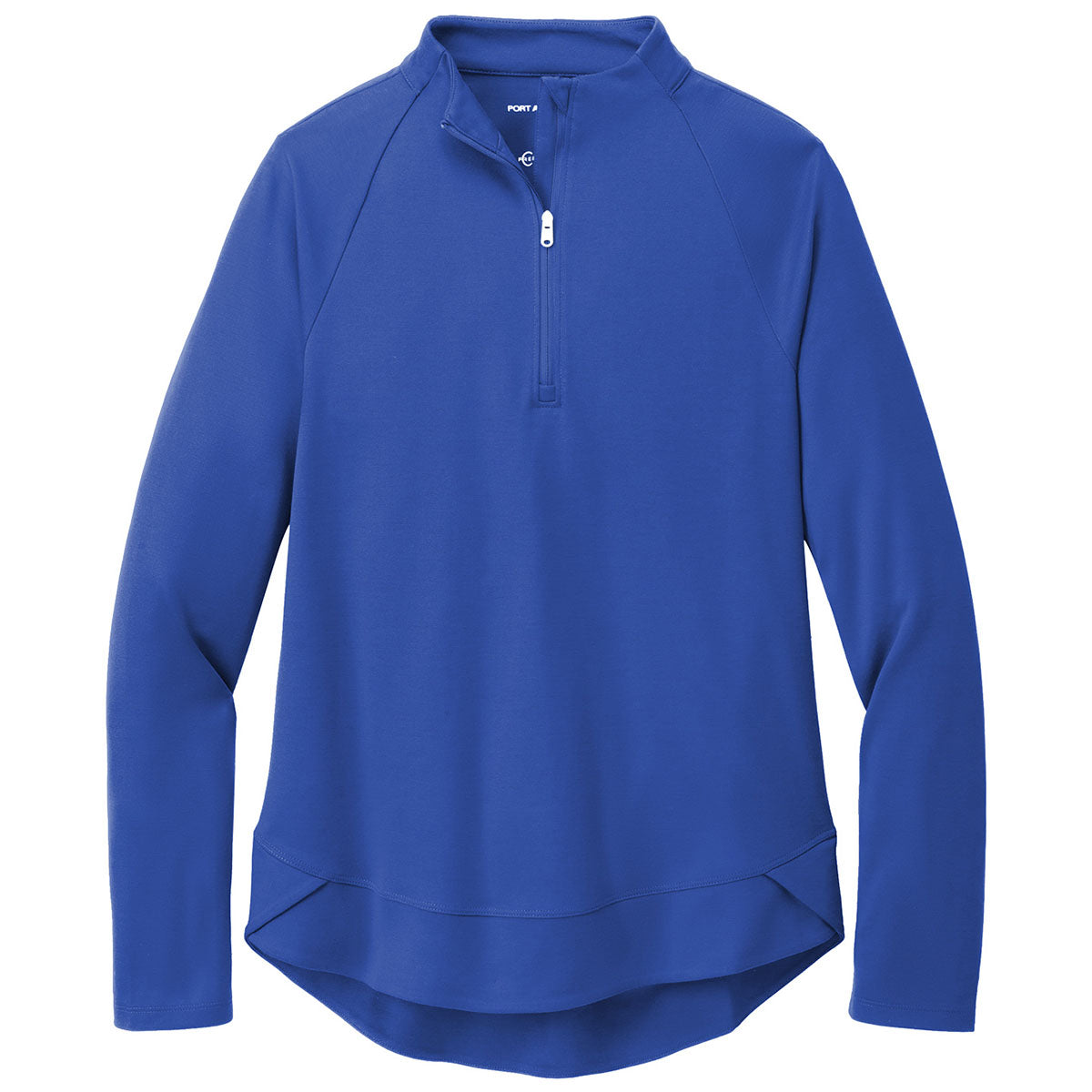 Port Authority Women's True Royal C-FREE Cypress 1/4 Zip - A Stylish Layering Essential
