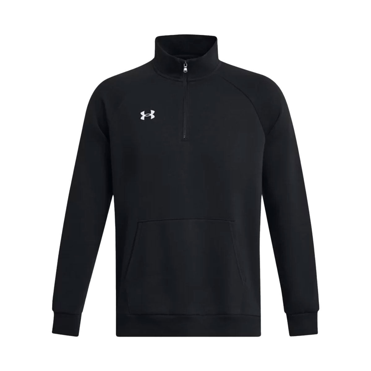 Under Armour Men's 48-Hour Black Rival Fleece 1/4 Zip - Adventure-Ready Gear
