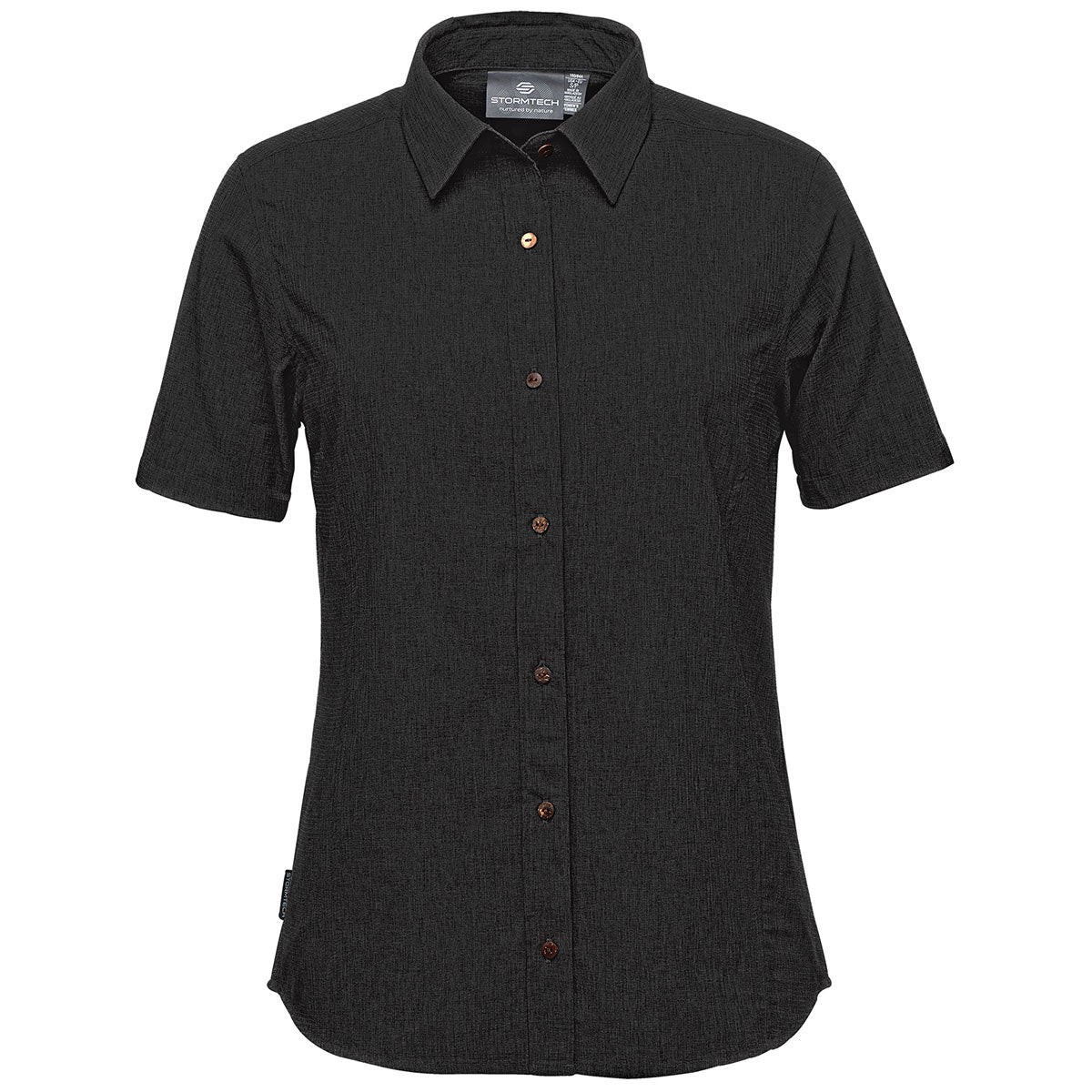 Stormtech Women's Stylish Black Azores Quick - Dry Shirt