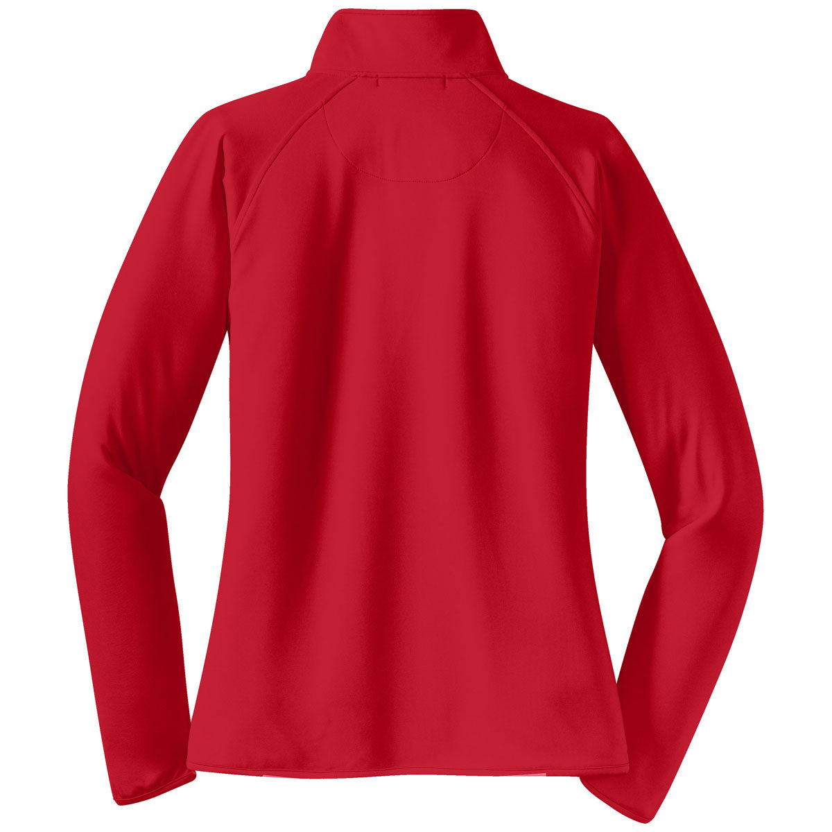 Sport-Tek Women's Stunning True Red Sport-Wick Stretch 1/4-Zip Pullover