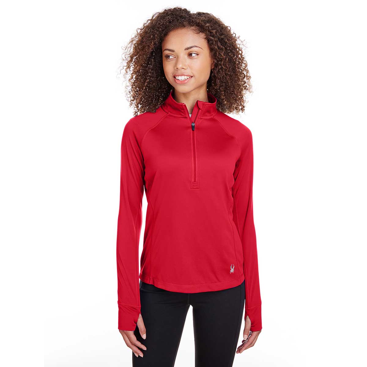 Spyder Women's Stunning Red Freestyle Half-Zip Pullover - A Must-Have!