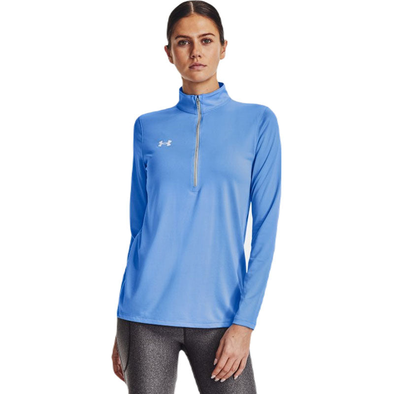 Under Armour Women's Stylish Carolina Blue/White Team Tech 1/2 Zip