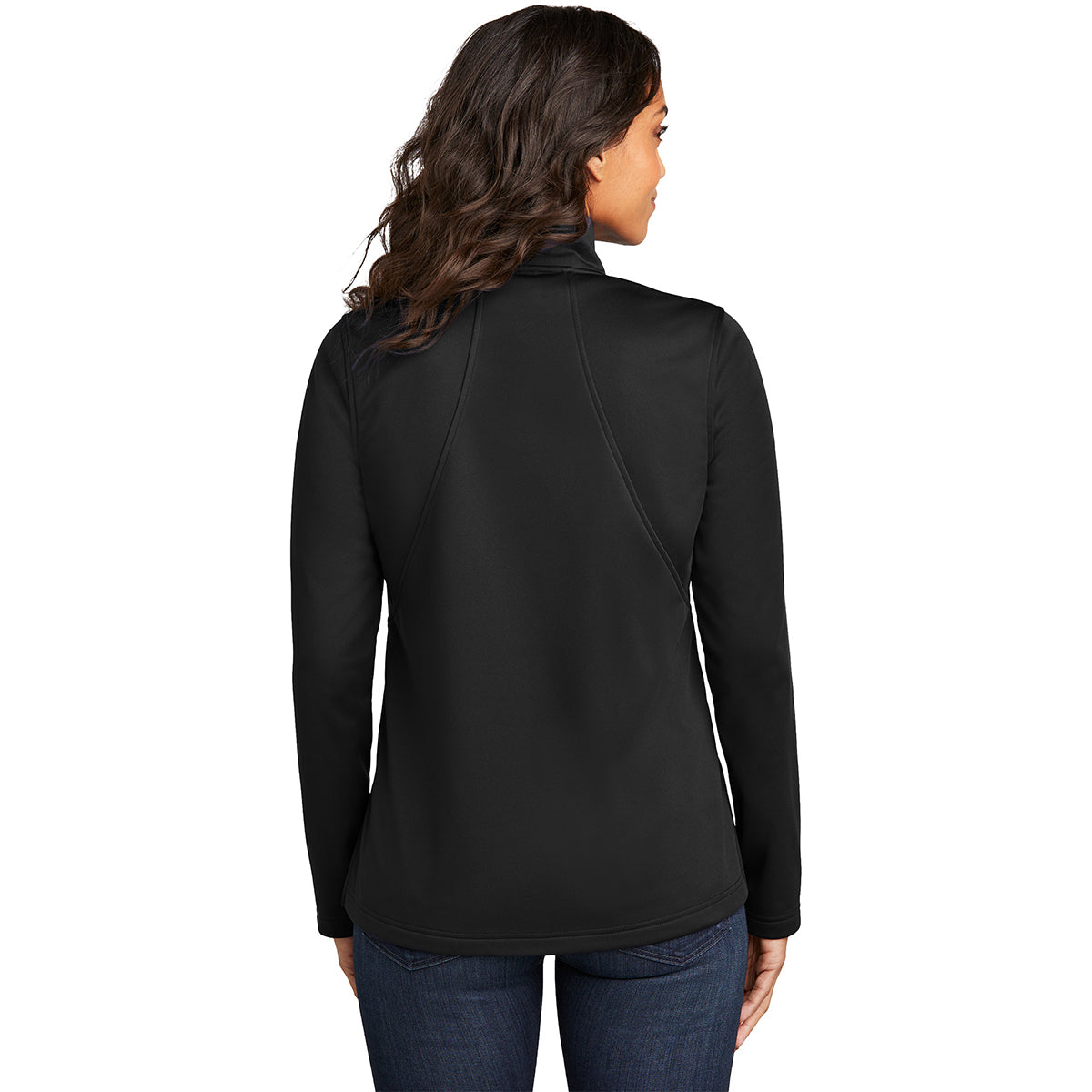 Port Authority Women's Stunning Deep Black Flexshell Jacket