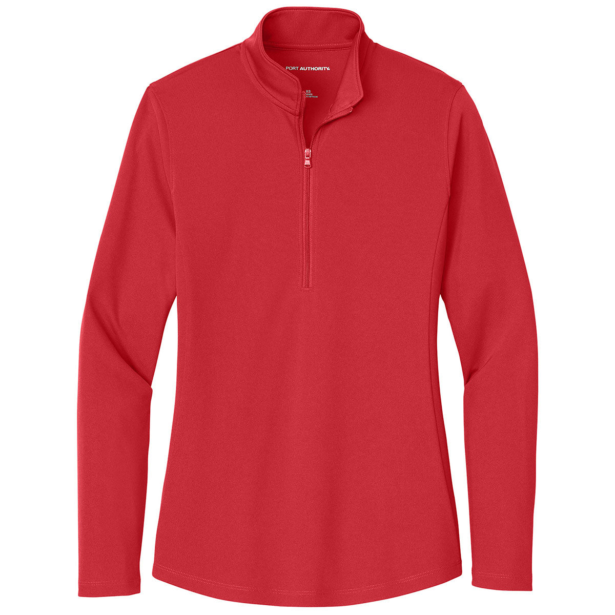 Port Authority Women's Stunning Rich Red Dry Zone UV Micro-Mesh 1/4 Zip Pullover
