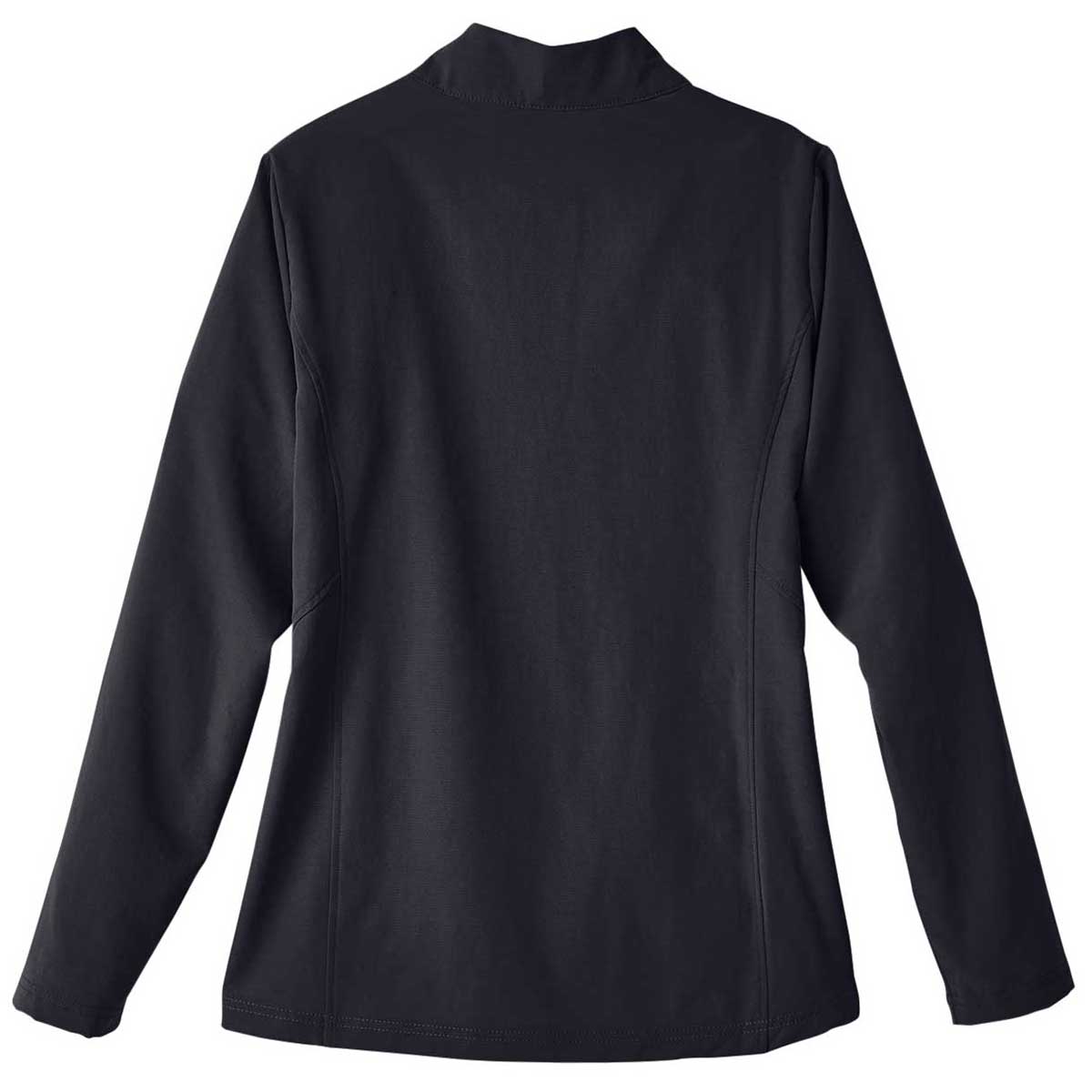 North End Women's Black/Carbon Quest Stretch Quarter-Zip - The Ultimate Customizable Jacket