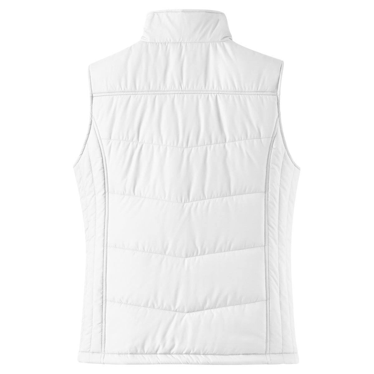 Port Authority Women's Stunning White Puffy Vest