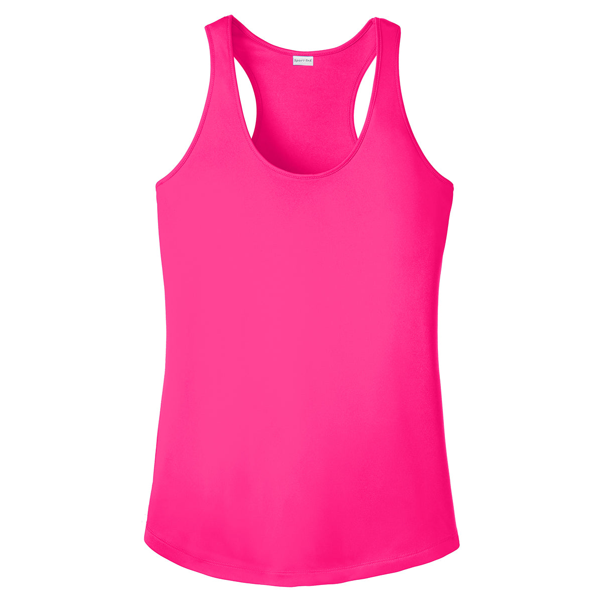 Sport-Tek Women's Stunning Neon Pink PosiCharge Competitor Racerback Tank - A Must-Have!
