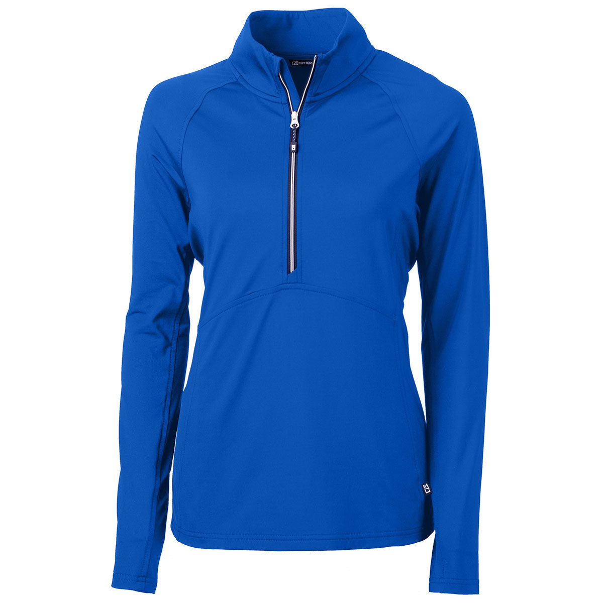 Cutter & Buck Women's Tour Blue Adapt Eco Knit Recycled Half Zip Pullover - Stylish and Sustainable