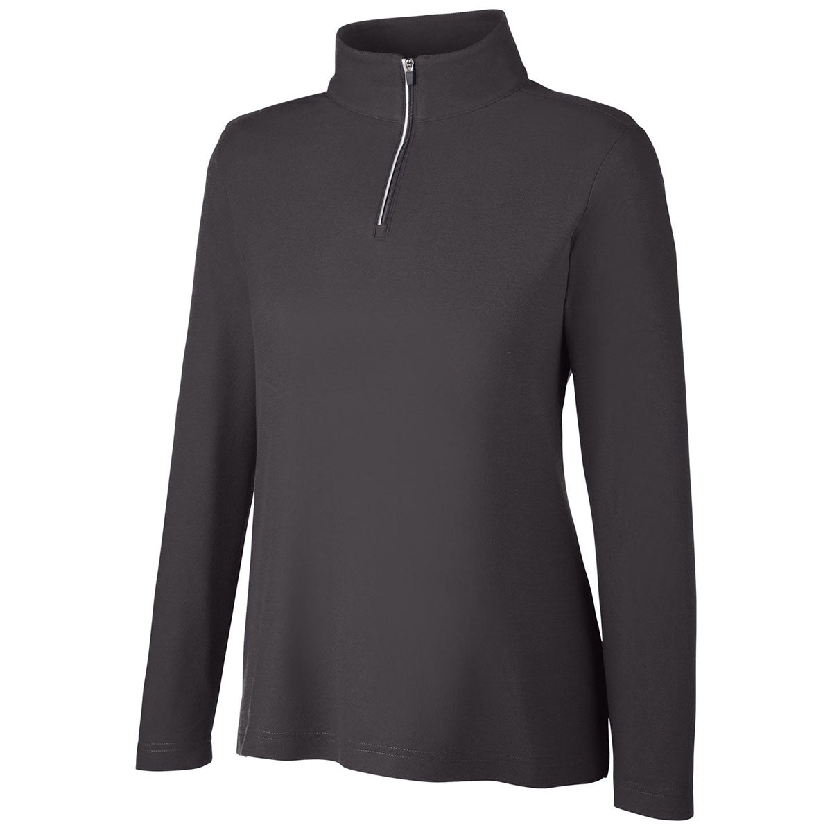 Core 365 Women's Carbon Fusion ChromaSoft Pique Quarter-Zip: Stylish & Functional Apparel