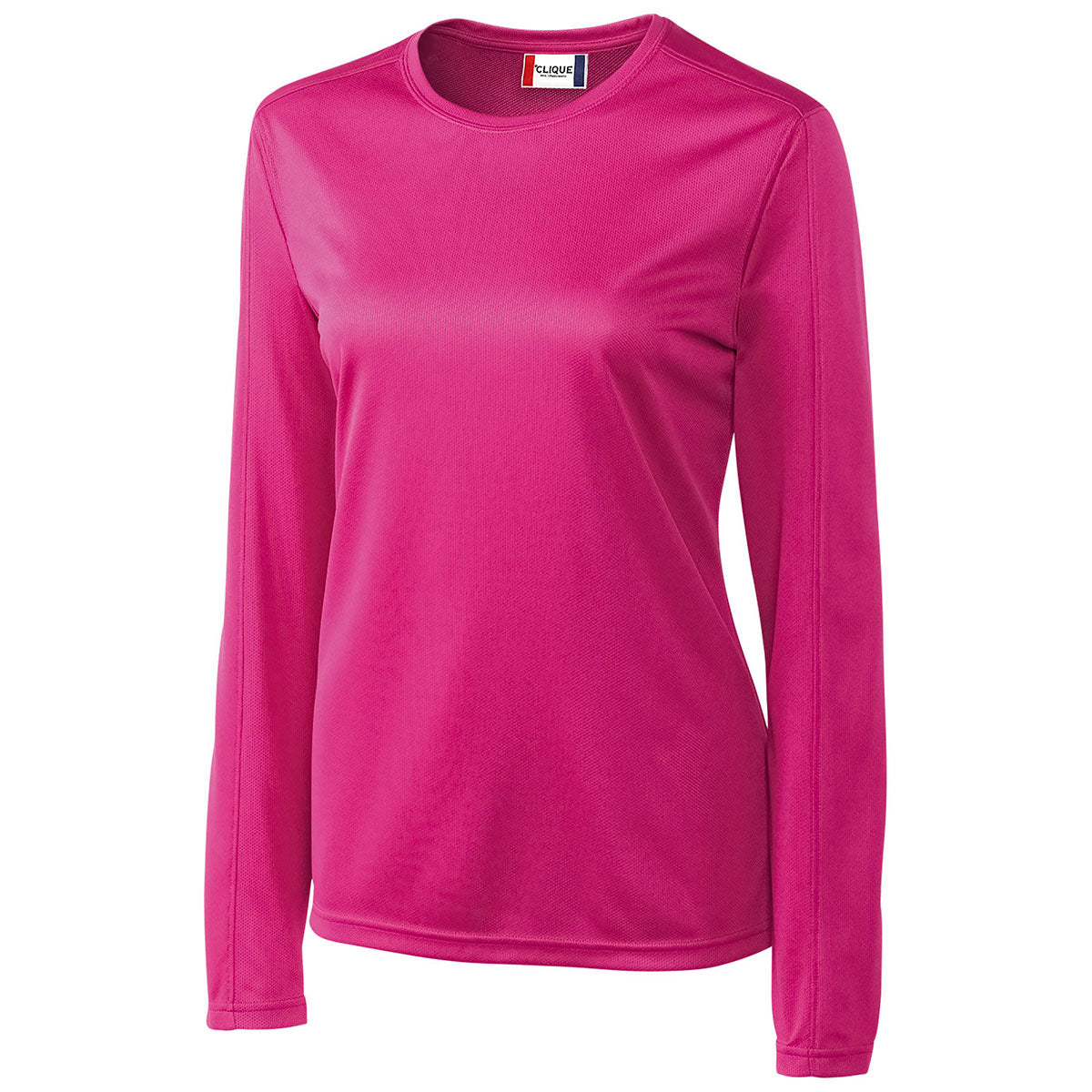 Clique Women's Enchanting Pink Ribbon Long Sleeve Ice Tee