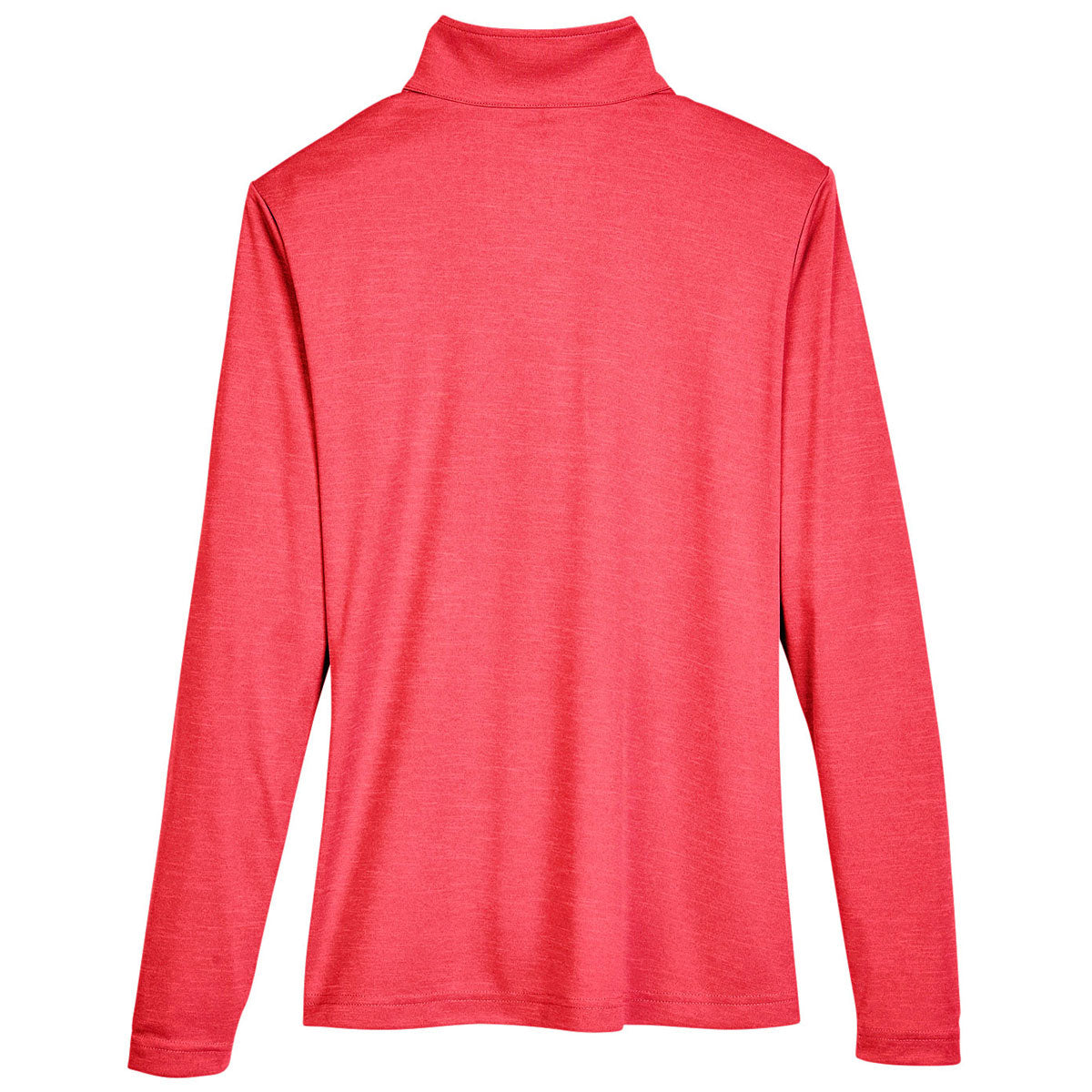Team 365 Women's Red Heather Zone Sonic Heather Performance Quarter-Zip: A Dreamy Sportswear