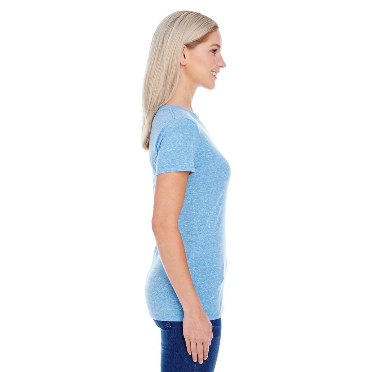 Threadfast Women's Royal Triblend Short-Sleeve T-Shirt - Perfect for Summer!