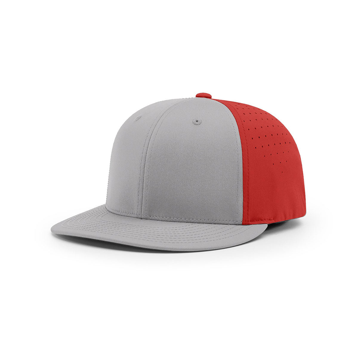 Richardson Grey/Red Performance Team Split Lite R-Flex Cap: A Must-Have for Brand Promotion