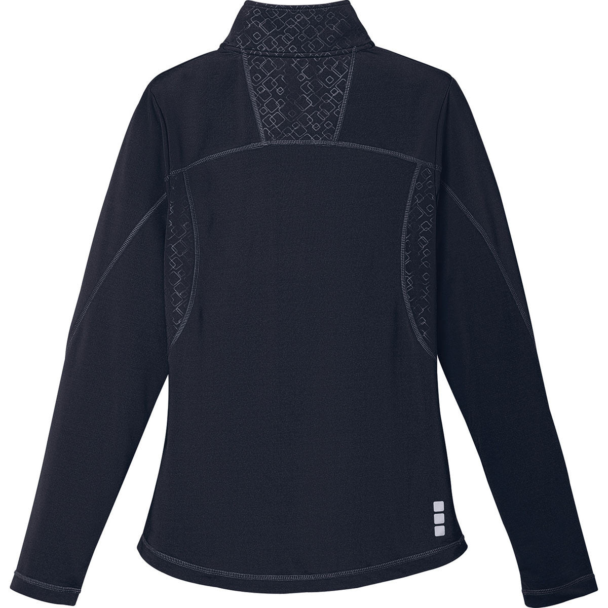 Elevate Women's Navy Caltech Knit Quarter Zip - The Perfect Outdoor and Indoor Essential