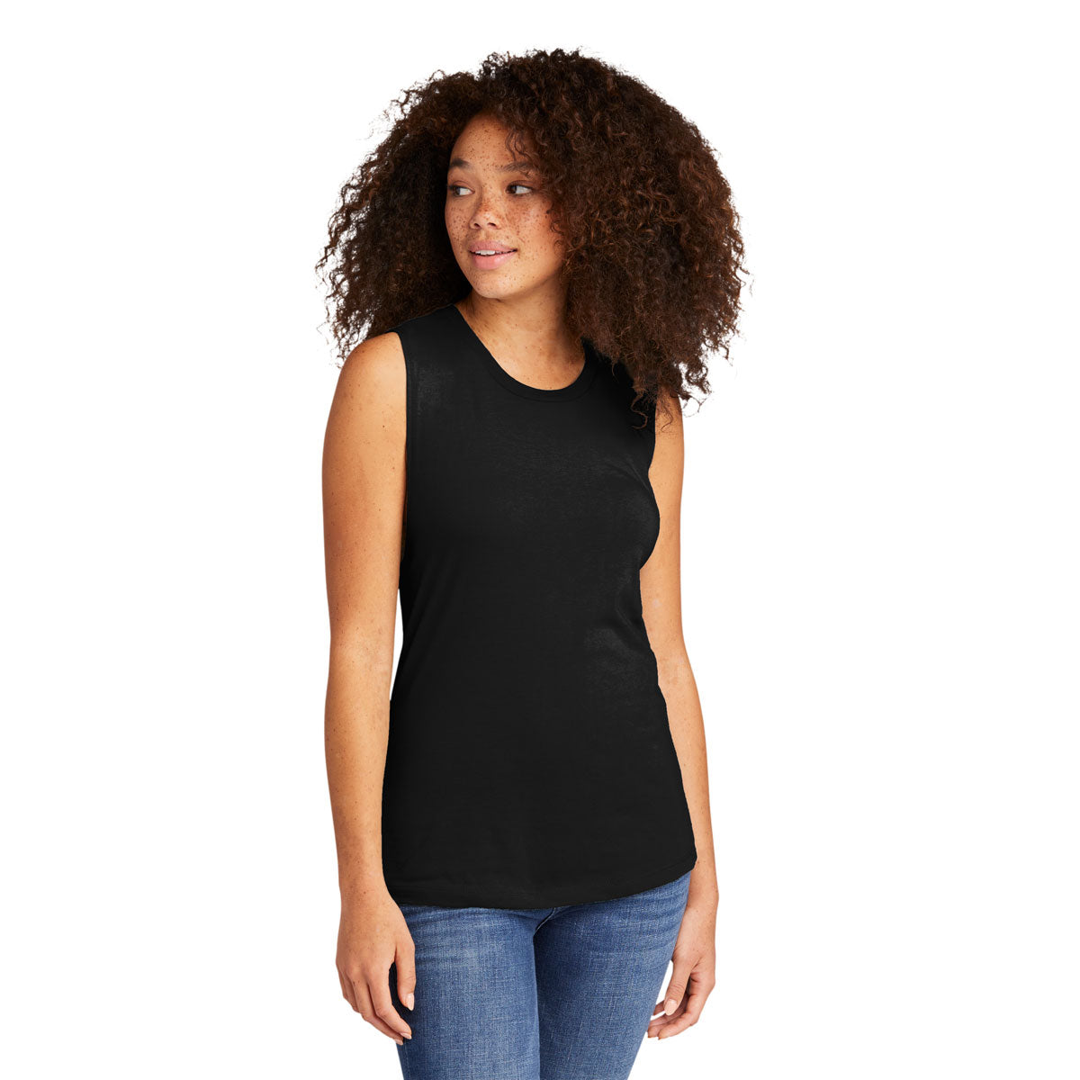 Next Level Women's Black Festival Muscle Tank - A Fashionable Summer Essential