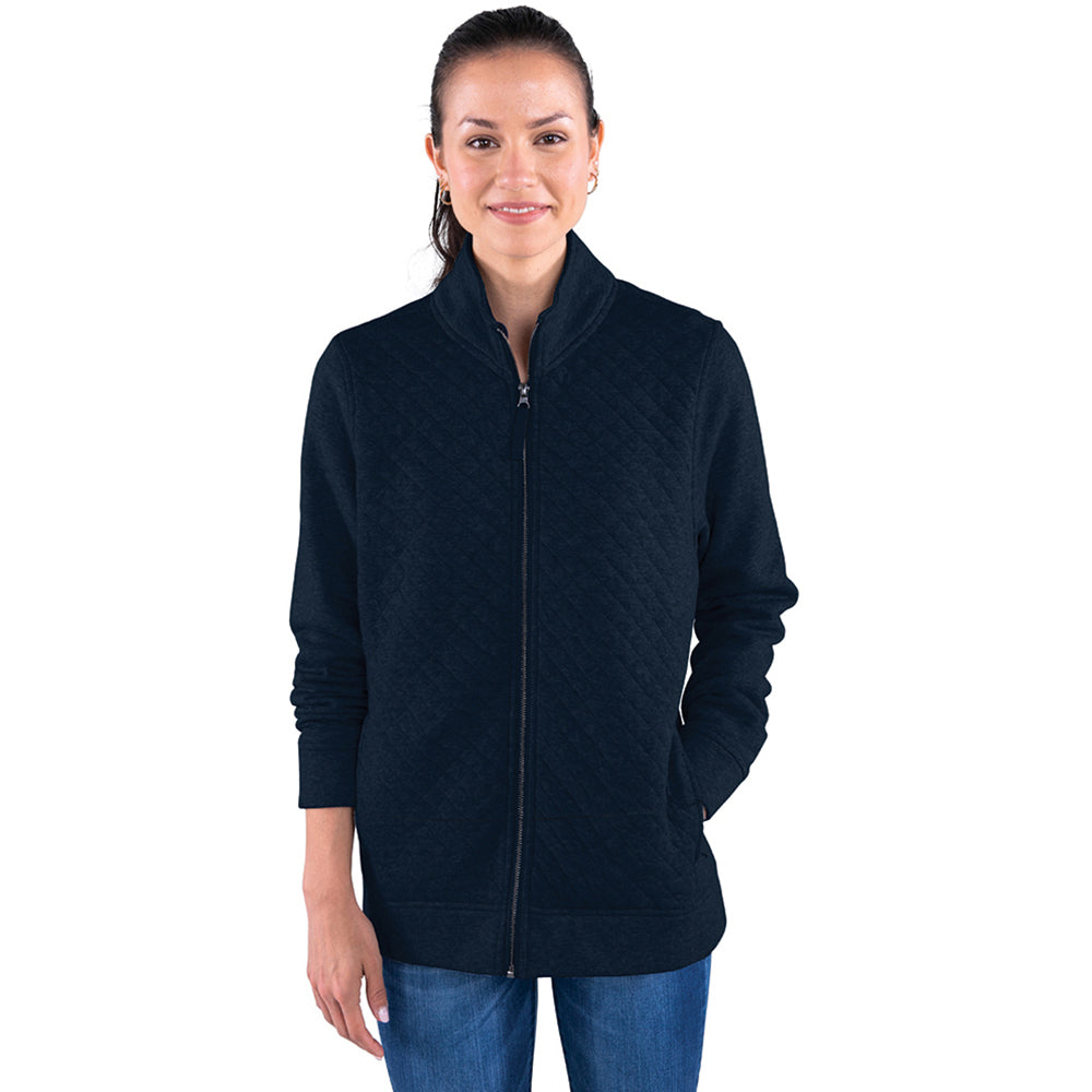 Charles River Women's Navy Franconia Quilted Jacket - A Stylish and Warm Must-Have!