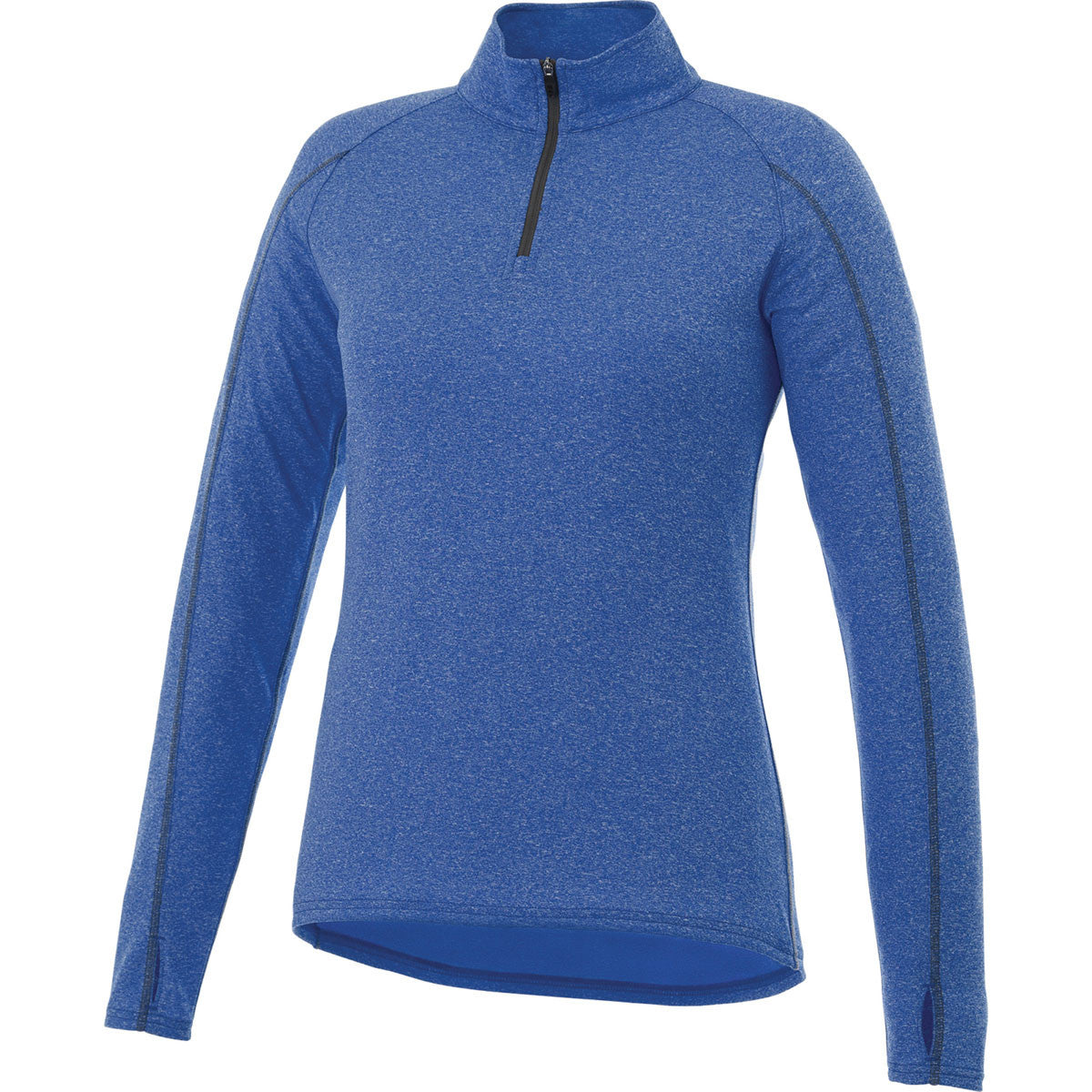 Elevate Women's Stunning Royal Blue Taza Knit Quarter Zip - A Must-Have!