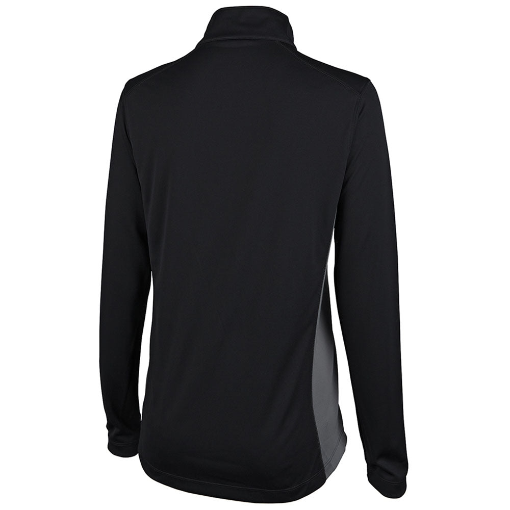 Charles River Women's Stylish Black Horizon Quarter Zip Pullover