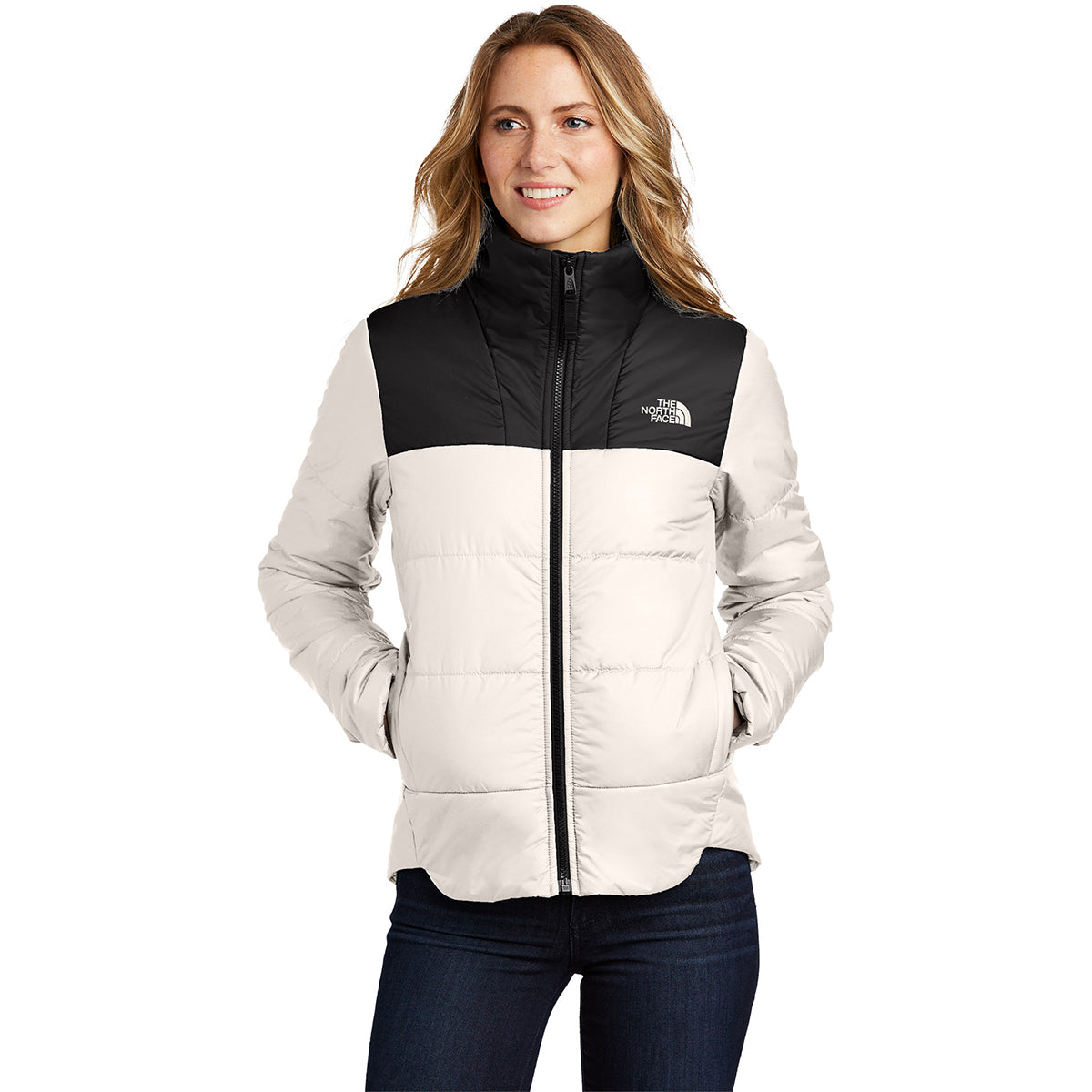 The North Face Women's Stunning Vintage White Chest Logo Daily Insulated Jacket