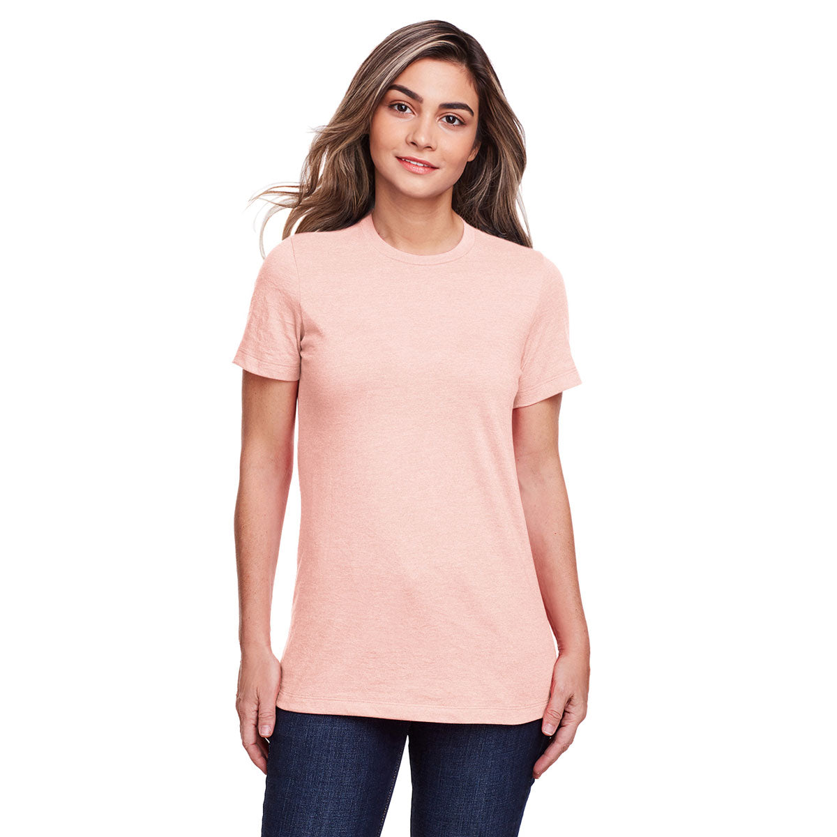 Gildan Women's Stunning Dusty Rose Softstyle CVC T-Shirt